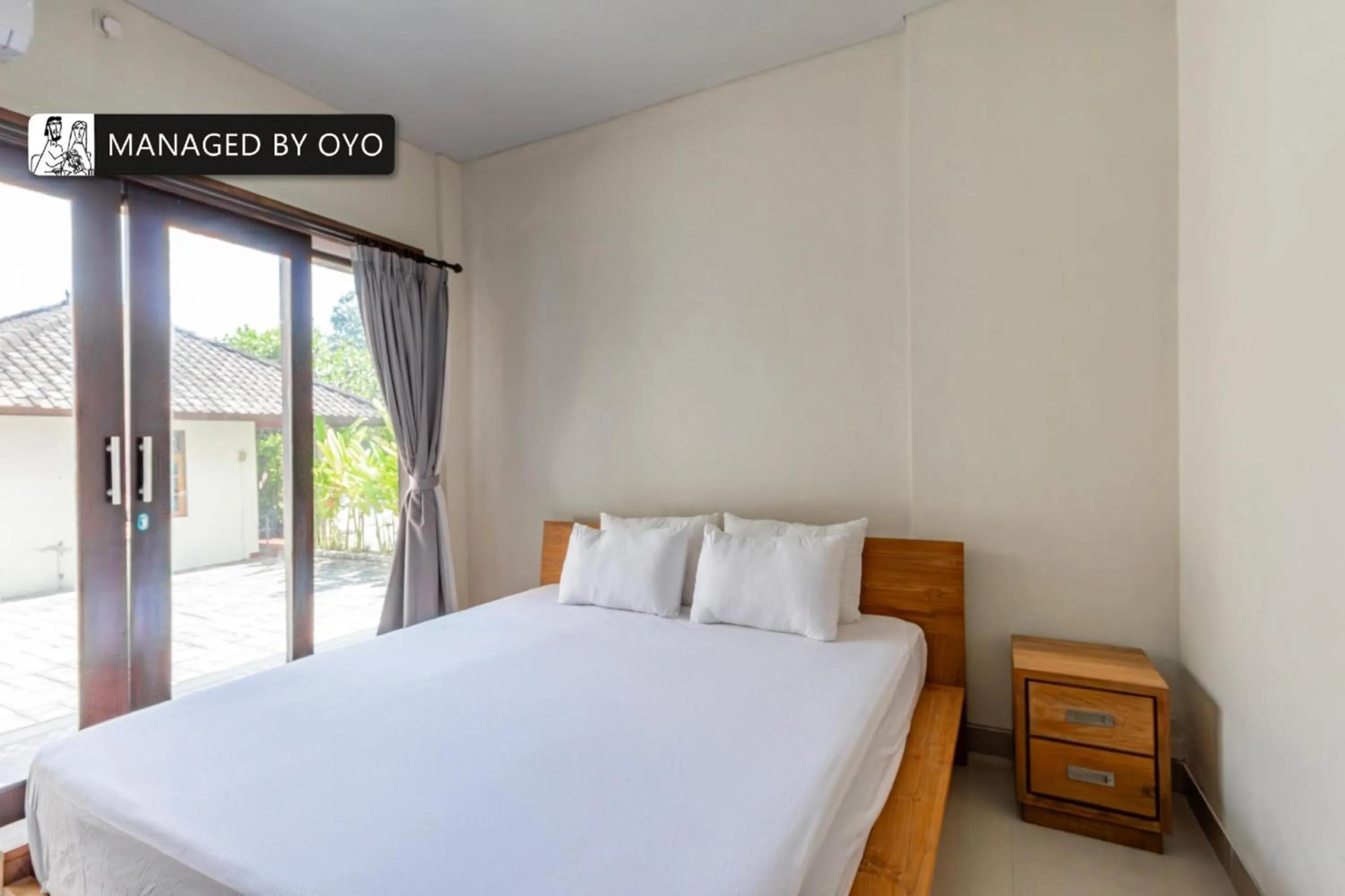 View (from property/room), Bed in Collection O Near Seminyak Beach Formerly The Kumpi Hotel