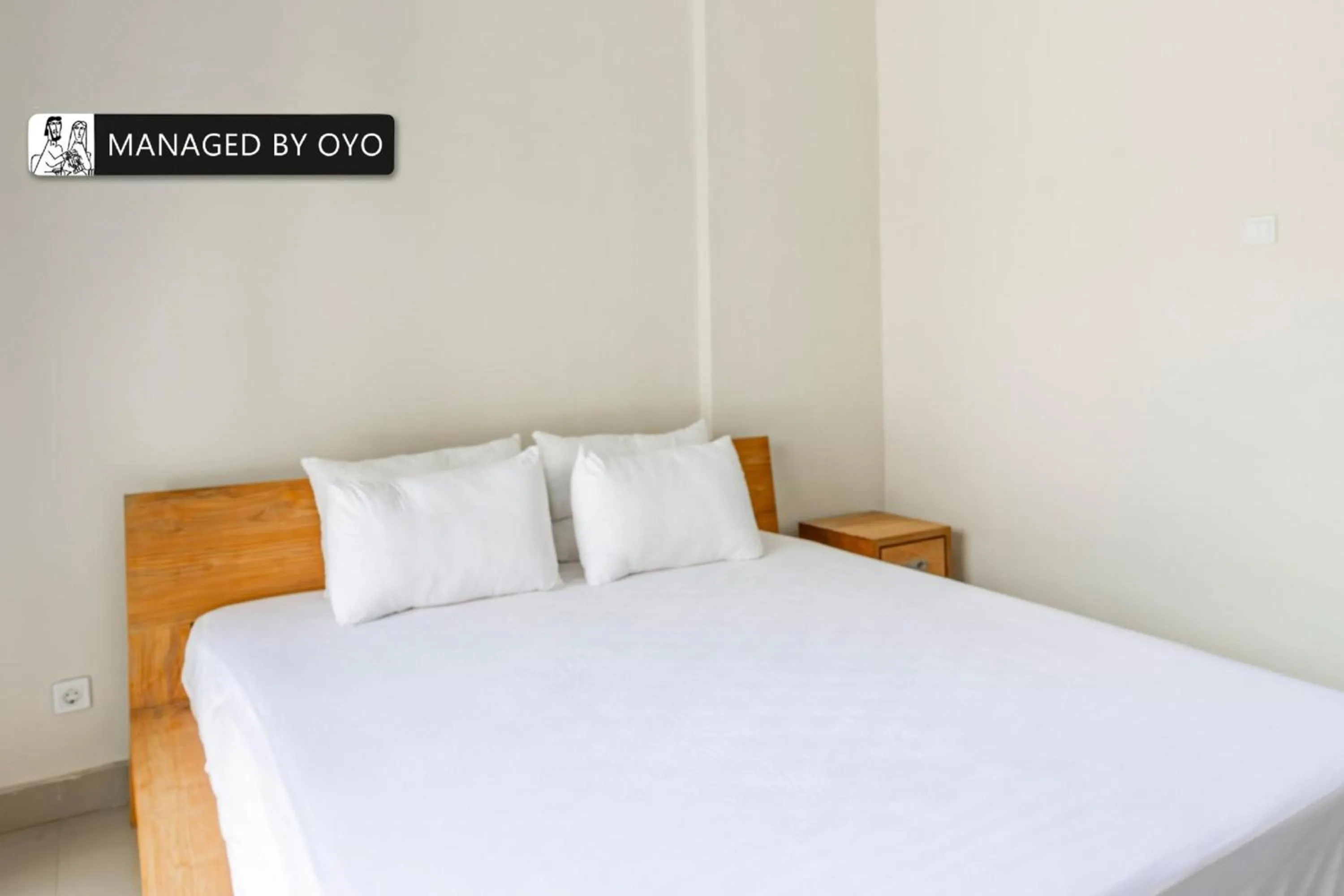 View (from property/room), Bed in Collection O Near Seminyak Beach Formerly The Kumpi Hotel