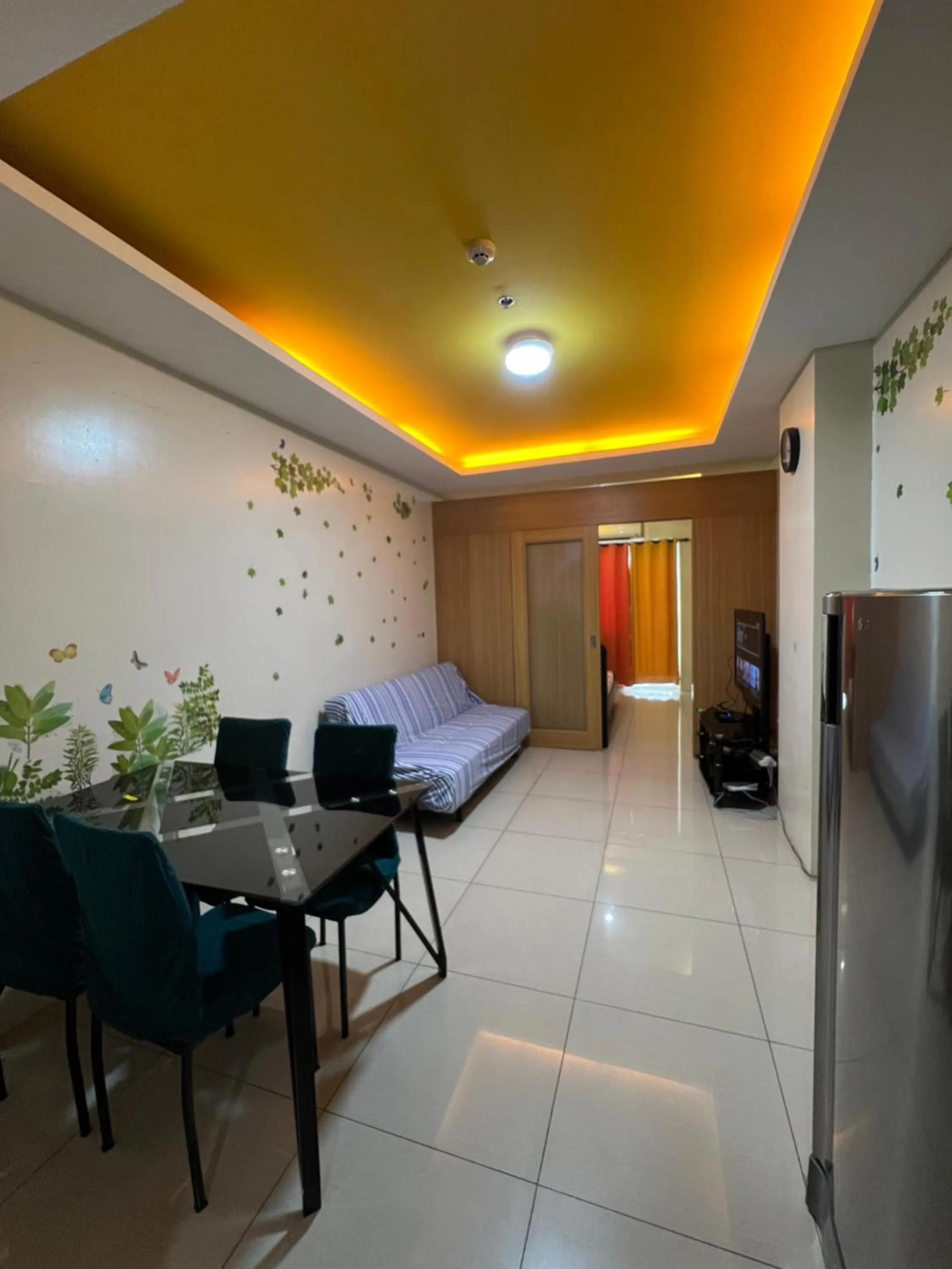 Seating area in Shell Residences MOA Manila Jona