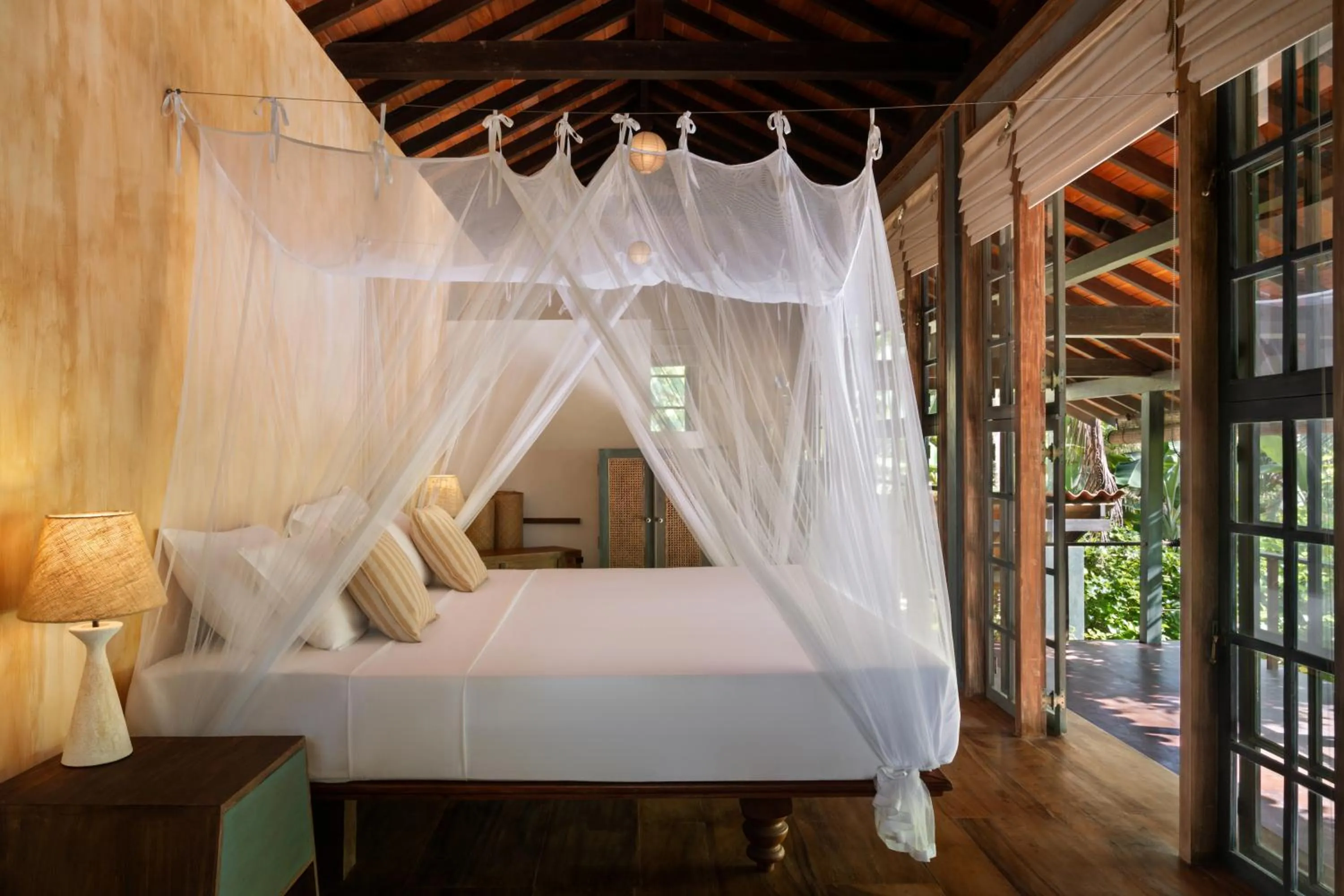 Bed in Sama Retreats - Kosgoda