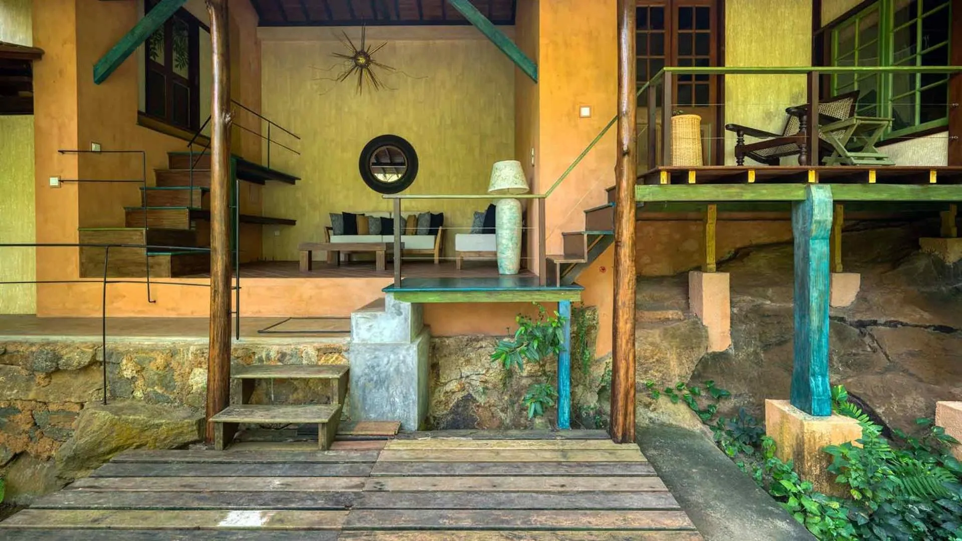 Balcony/Terrace in Sama Retreats - Kosgoda