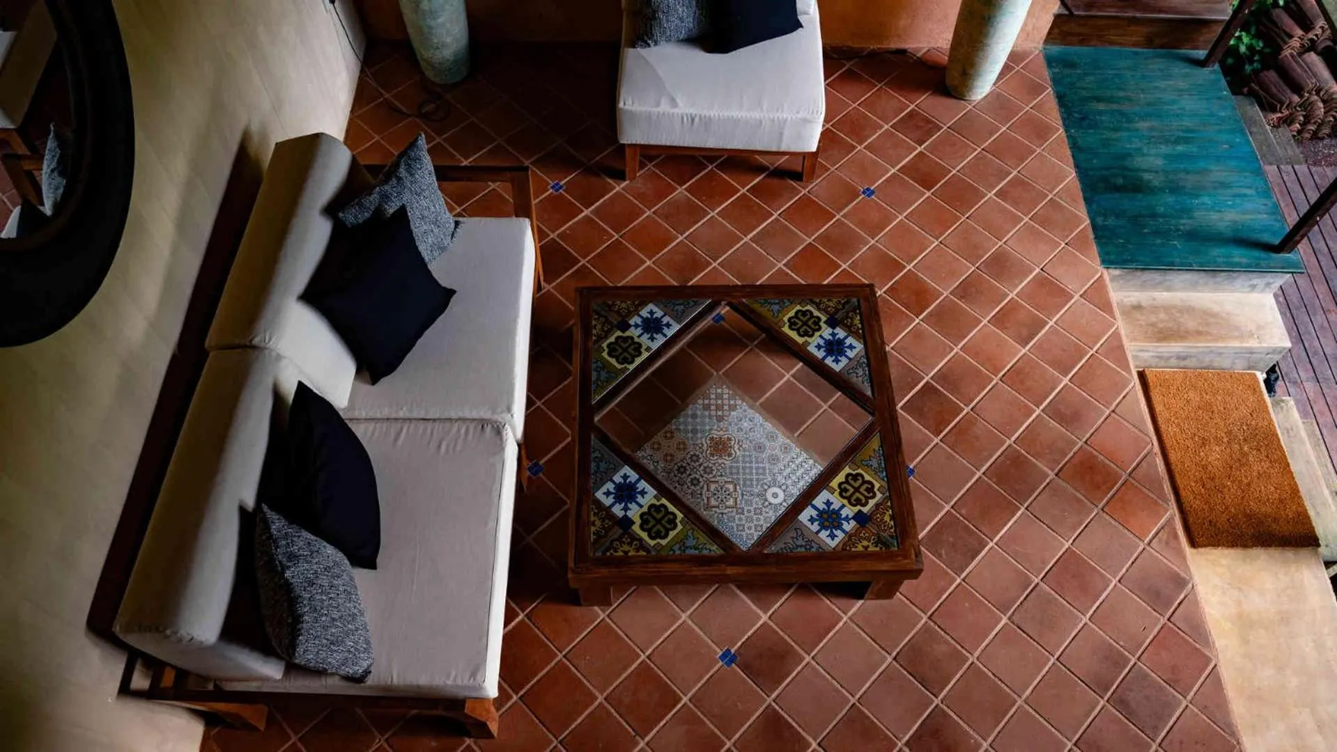 Seating area in Sama Retreats - Kosgoda