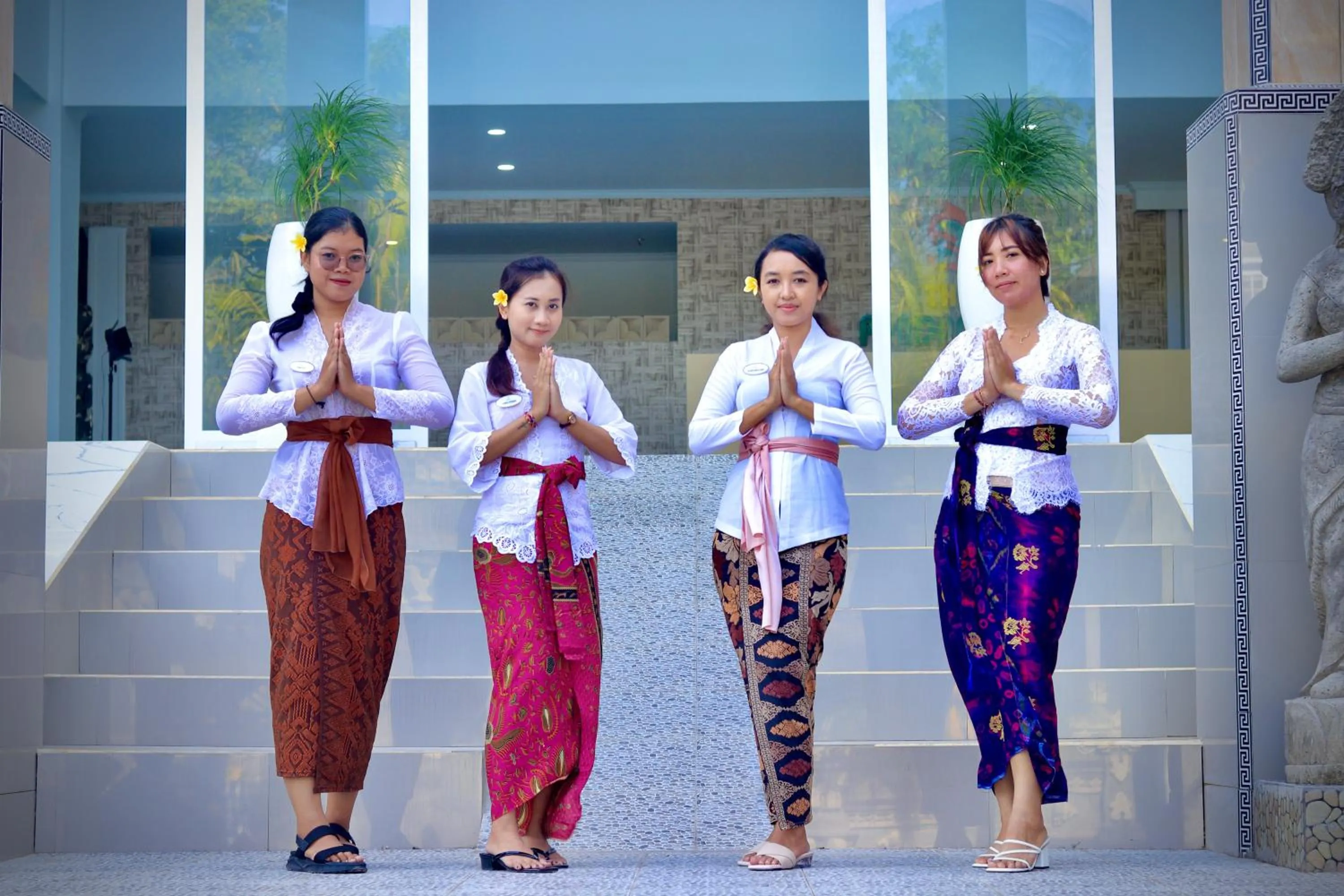 Staff in The Pandan Sari Hotel