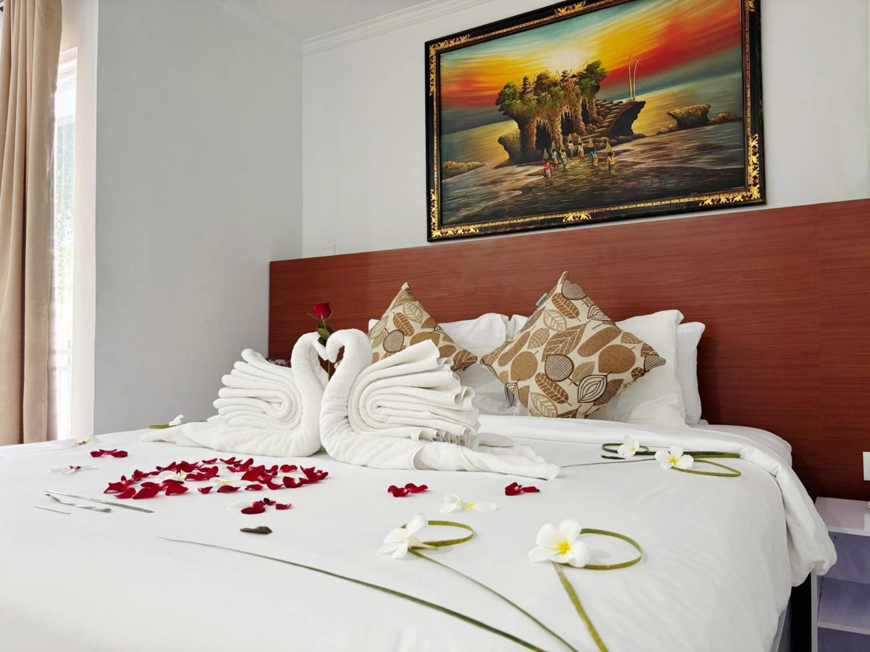 Bedroom, Bed in The Pandan Sari Hotel