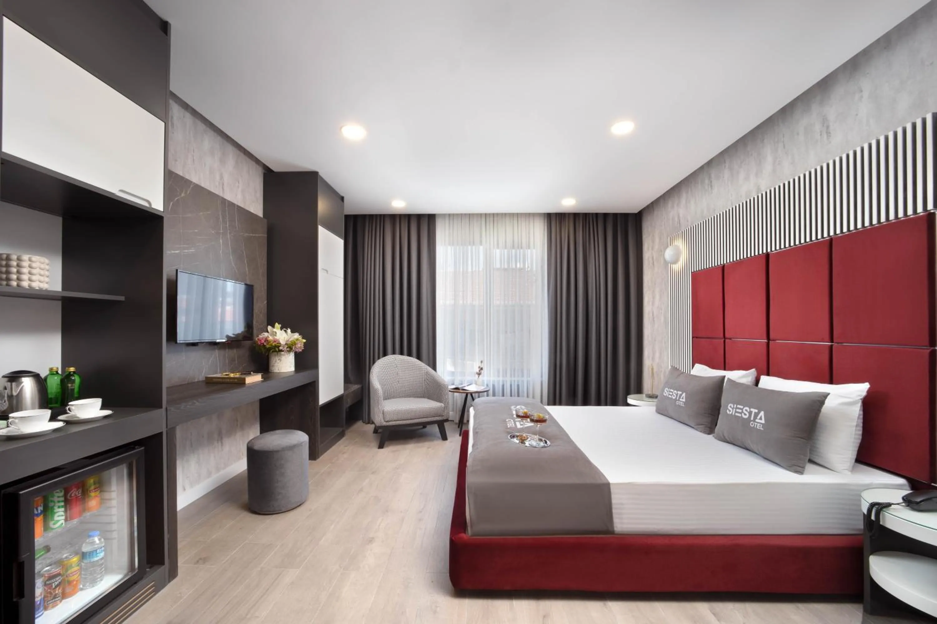 Bed in Siesta Hotel Bakırköy