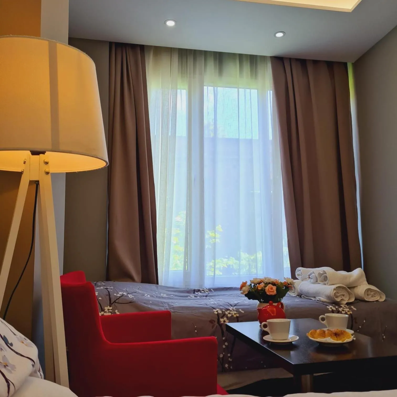 Bed in Driti Central Hotel