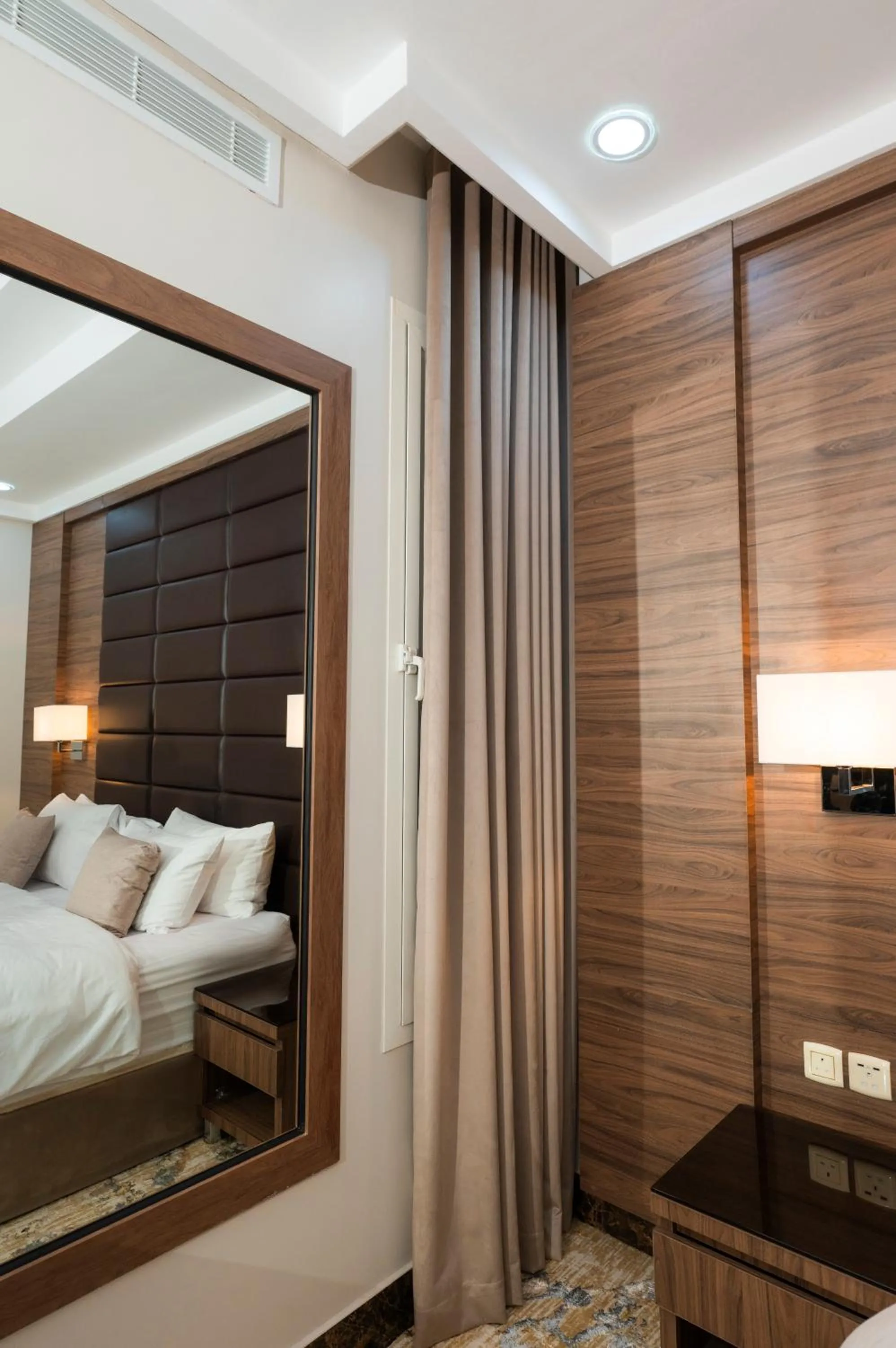 Bed in Yas Hotel Apartments