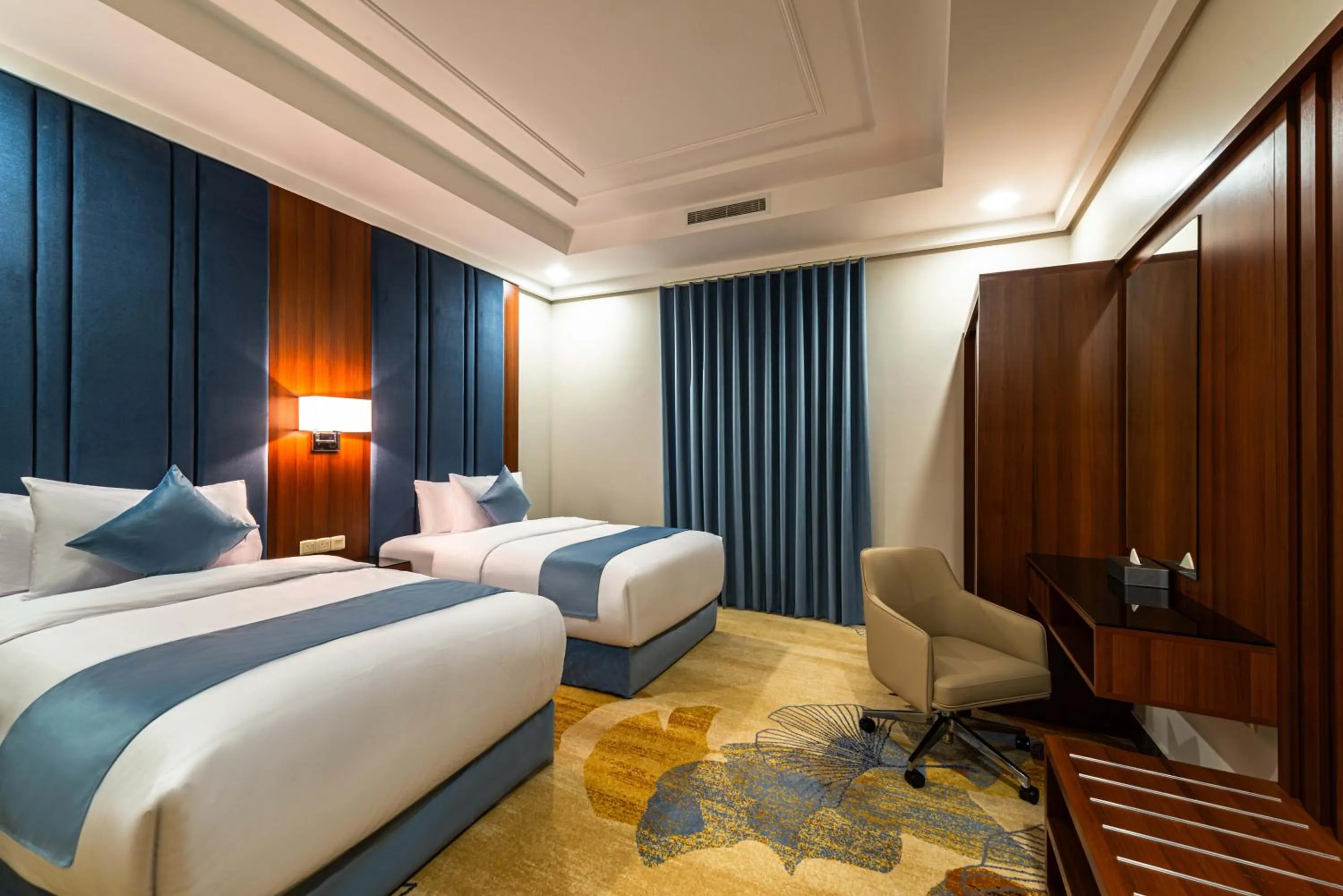 Bed in Yas Hotel Apartments