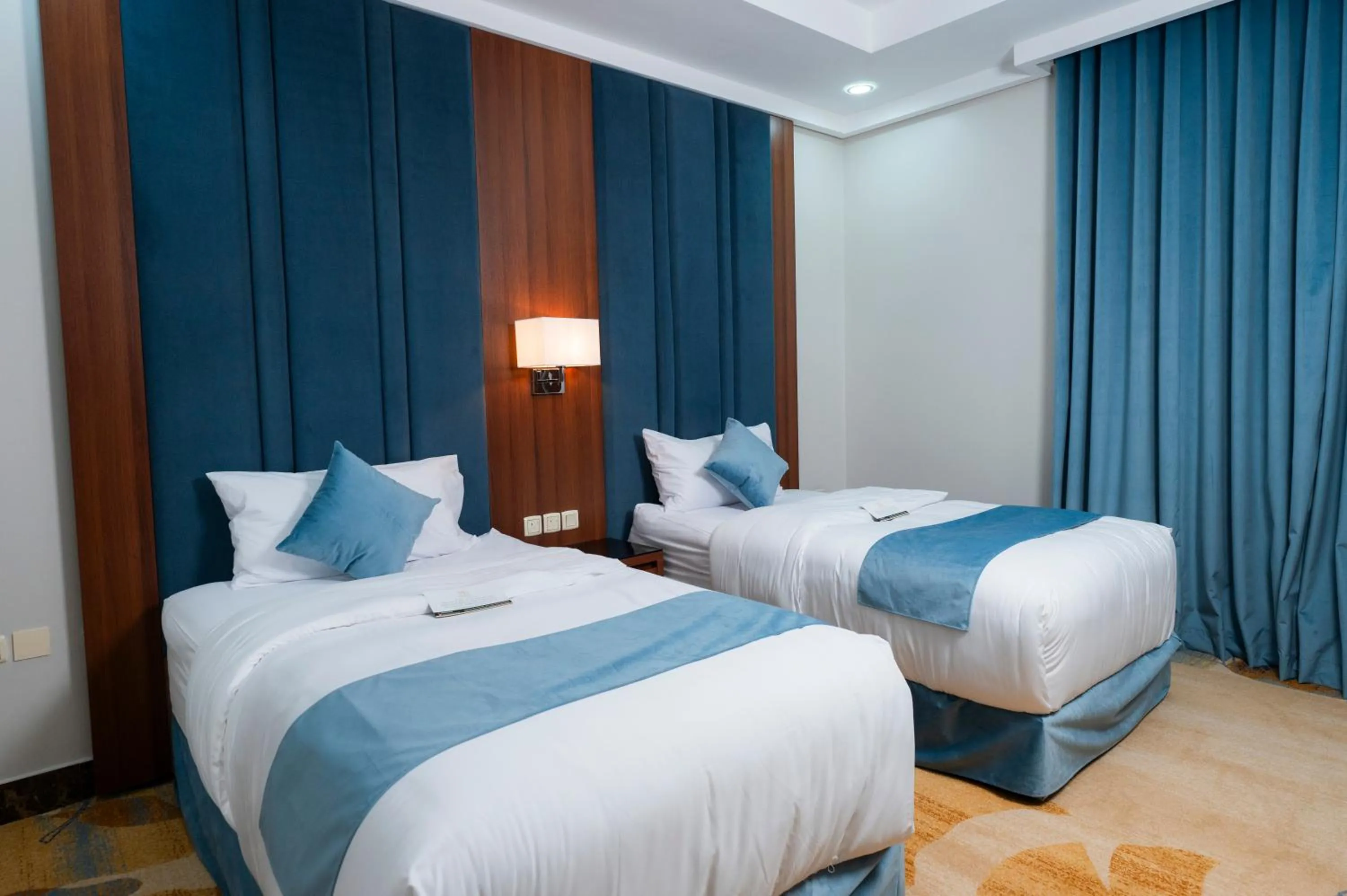 Bed in Yas Hotel Apartments