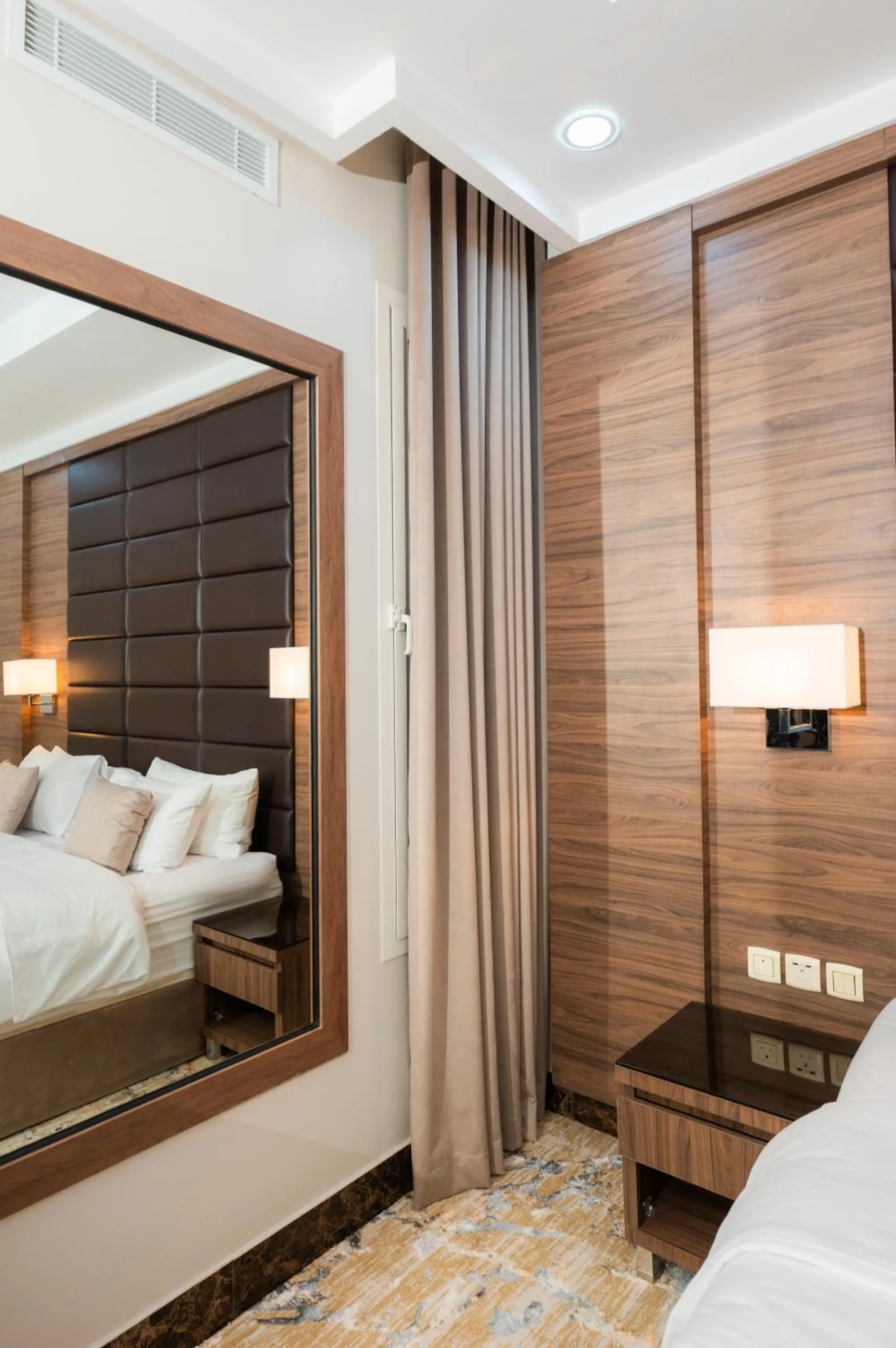 Bed in Yas Hotel Apartments