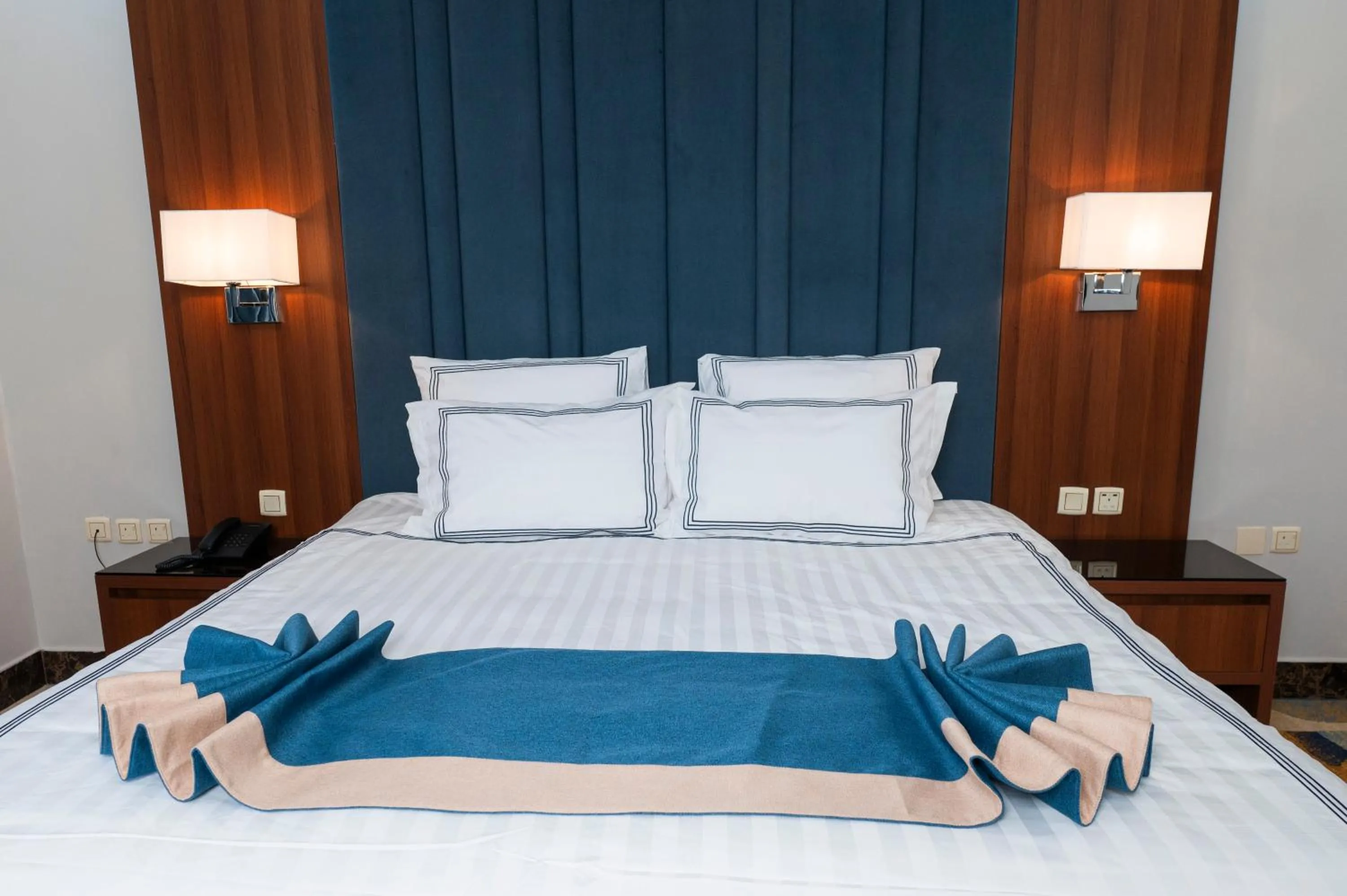Bed in Yas Hotel Apartments