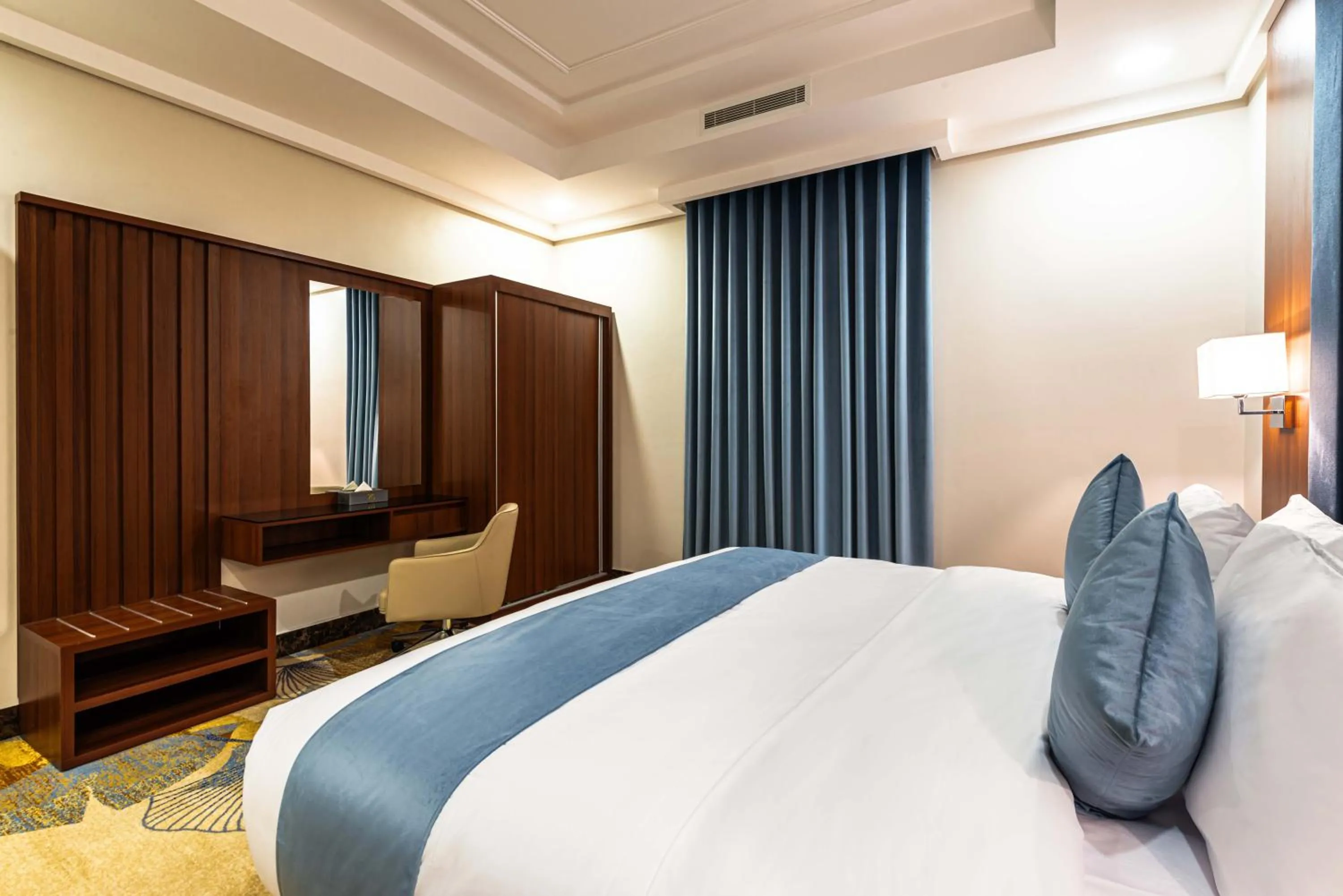 Bed in Yas Hotel Apartments