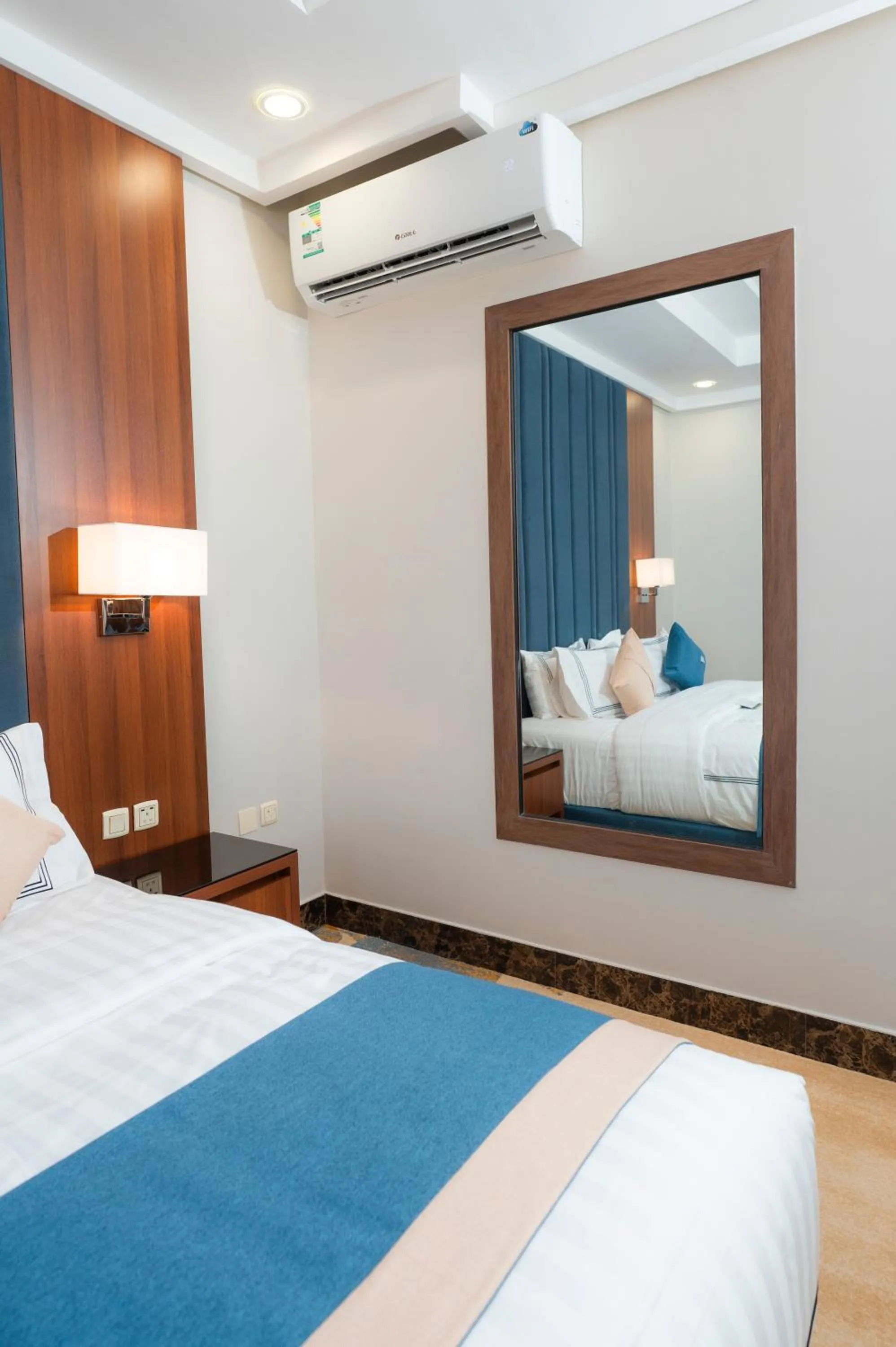 Bed in Yas Hotel Apartments
