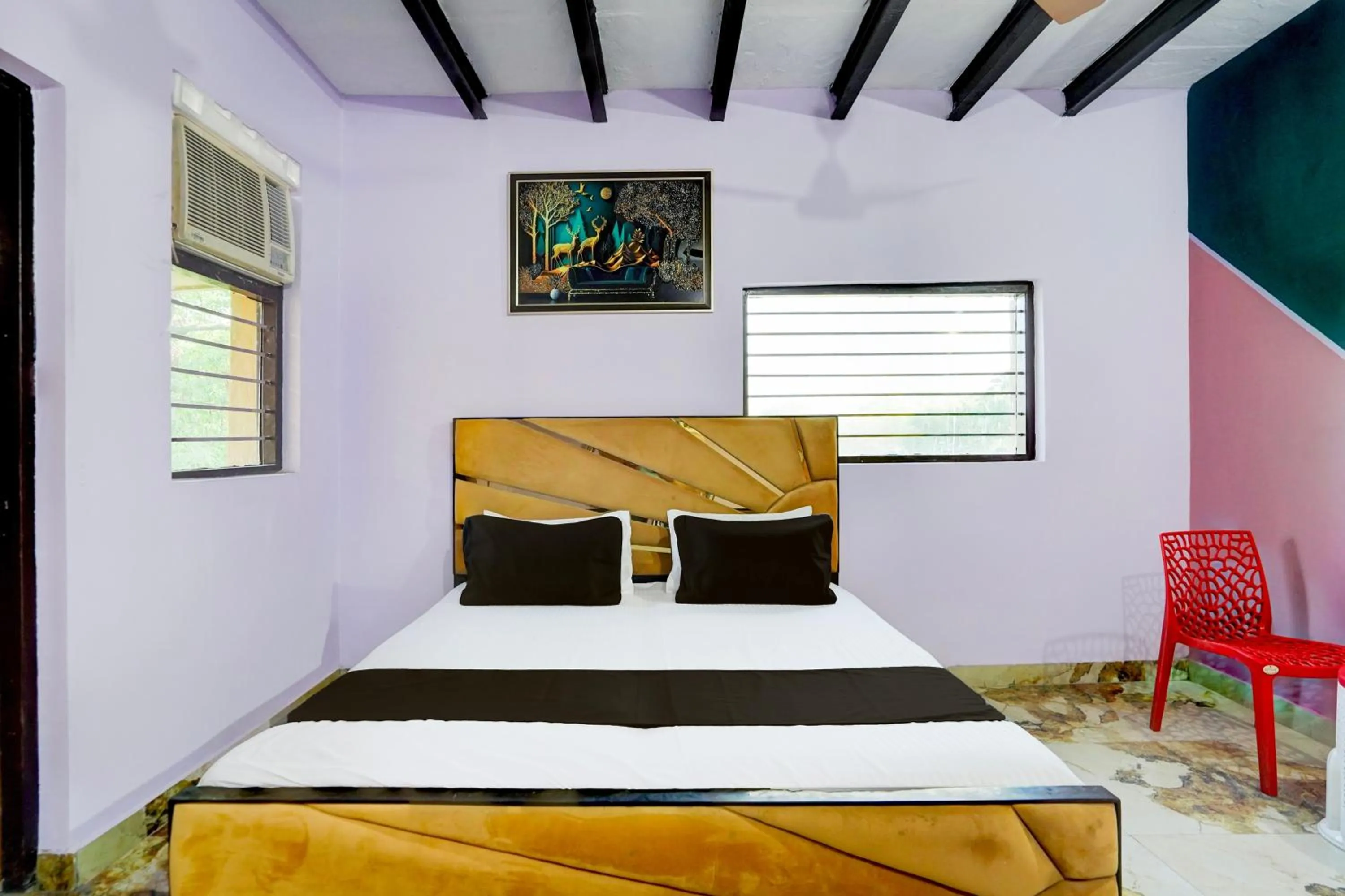 Bedroom, Bed in Hotel O YAMUNA RESORT