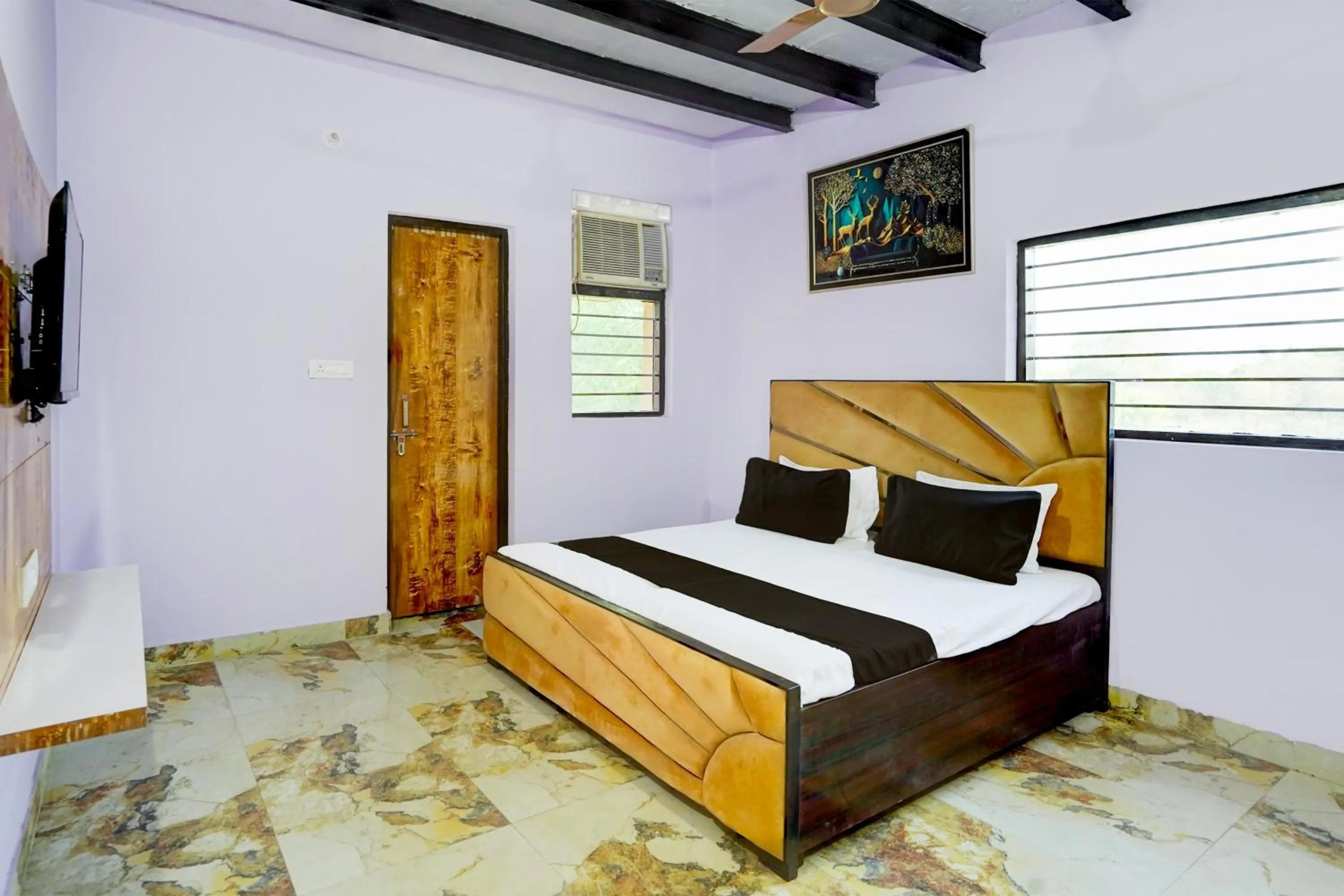 Bedroom, Bed in Hotel O YAMUNA RESORT