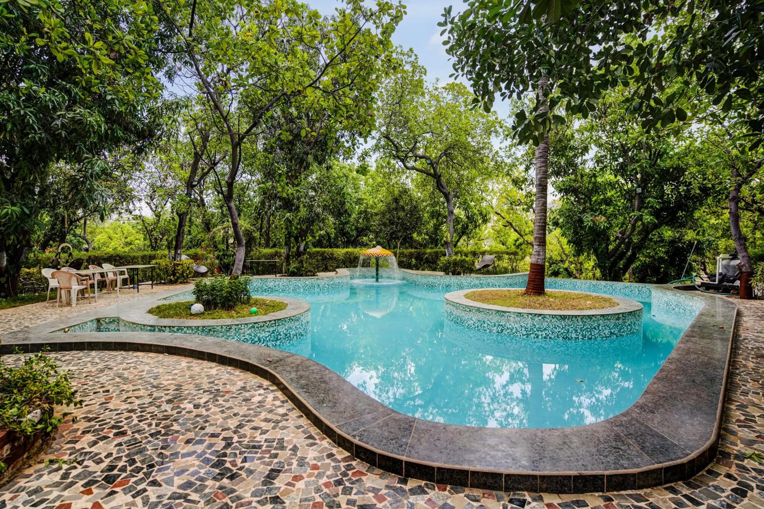 Swimming pool in Palette Palghar Irayos Resort Lifestyle Retreat