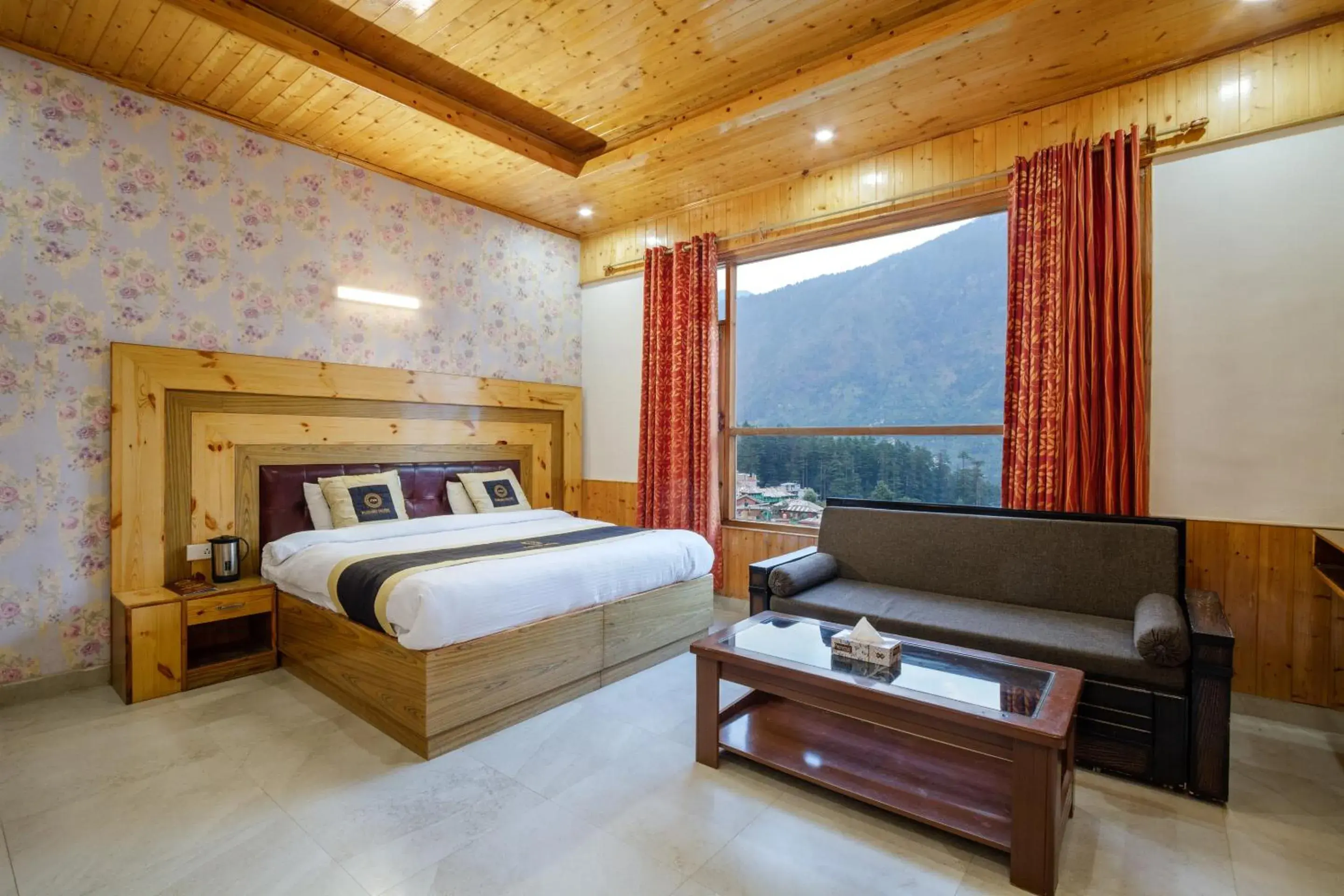 Photo of the whole room, Bed in Hotel Cherry Manali Photo of the whole room, Bed in Hotel Cherry Manali
