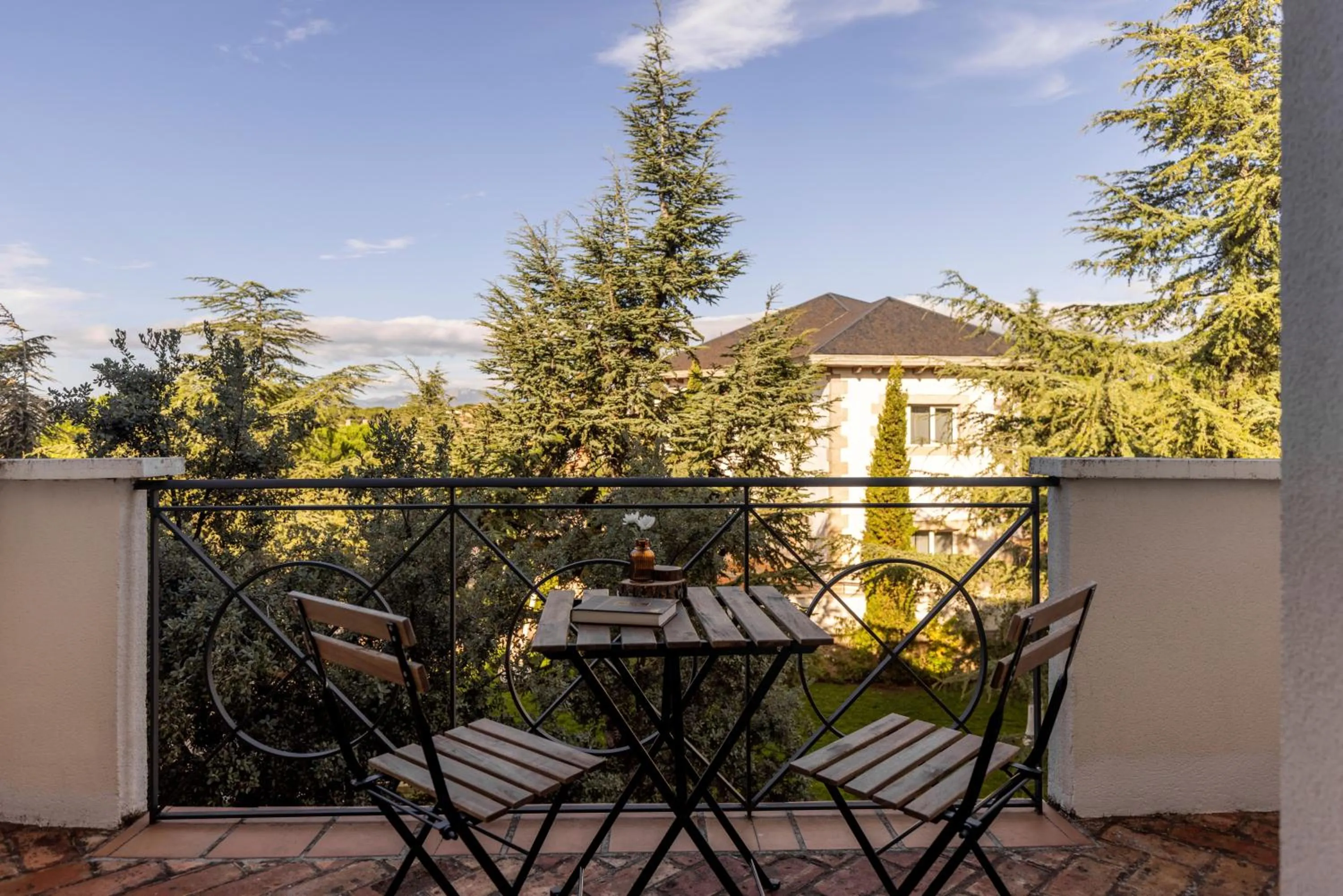 Balcony/Terrace in Hotel PAX Torrelodones