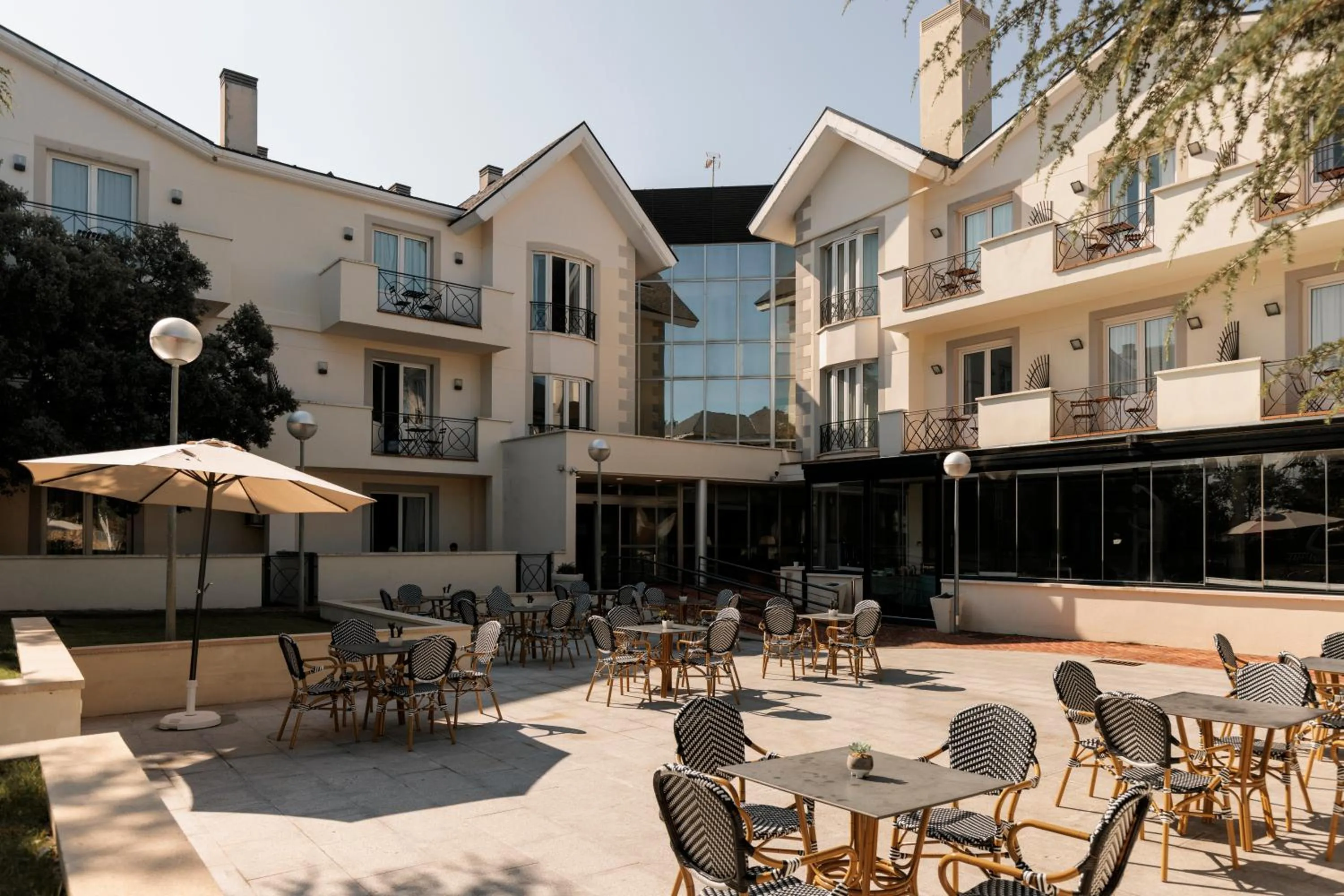 Balcony/Terrace in Hotel PAX Torrelodones