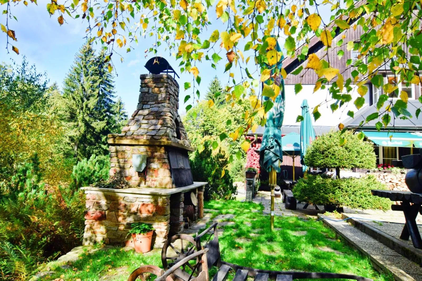 Garden in Hotel Konšel