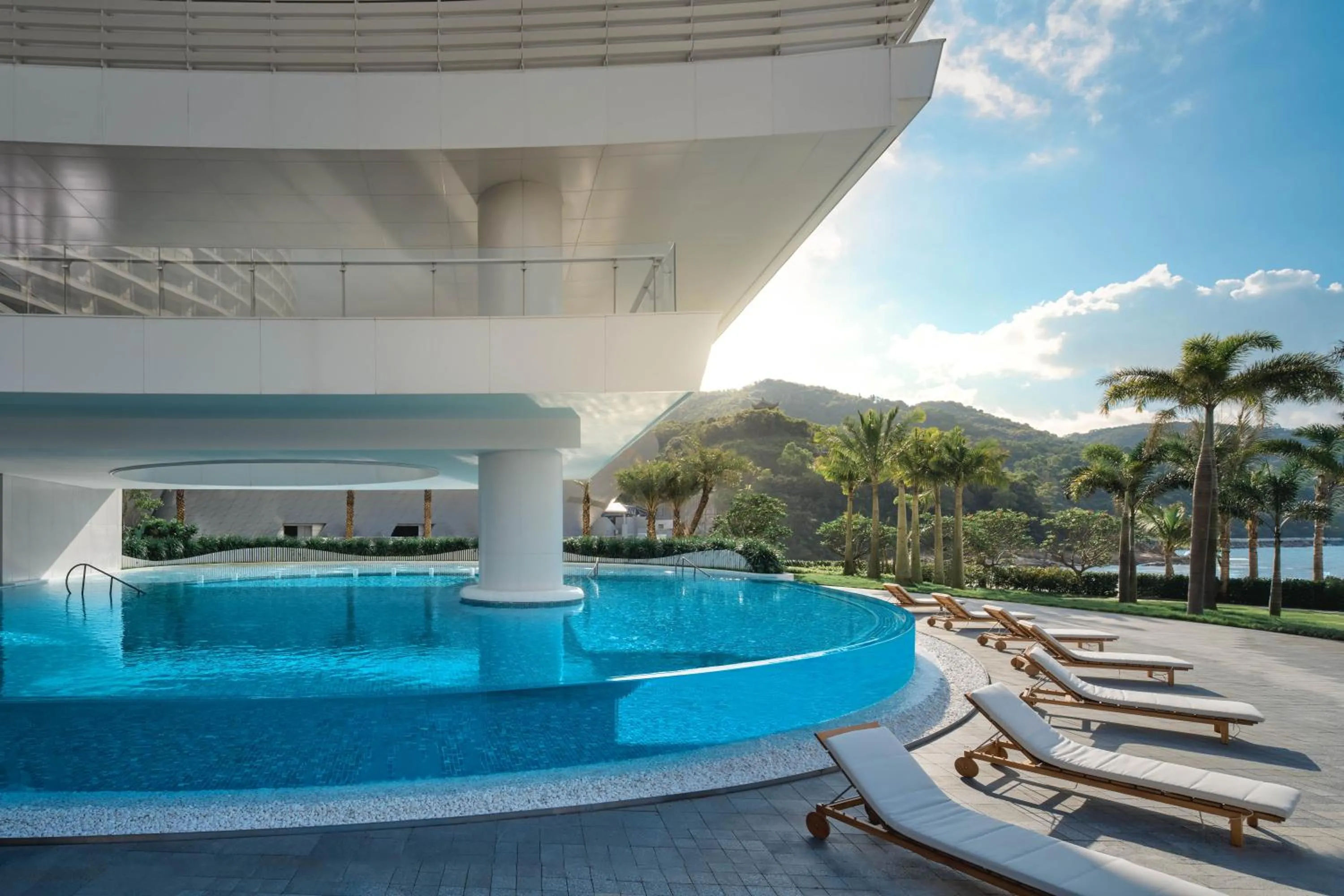 Swimming pool in MGM Shenzhen