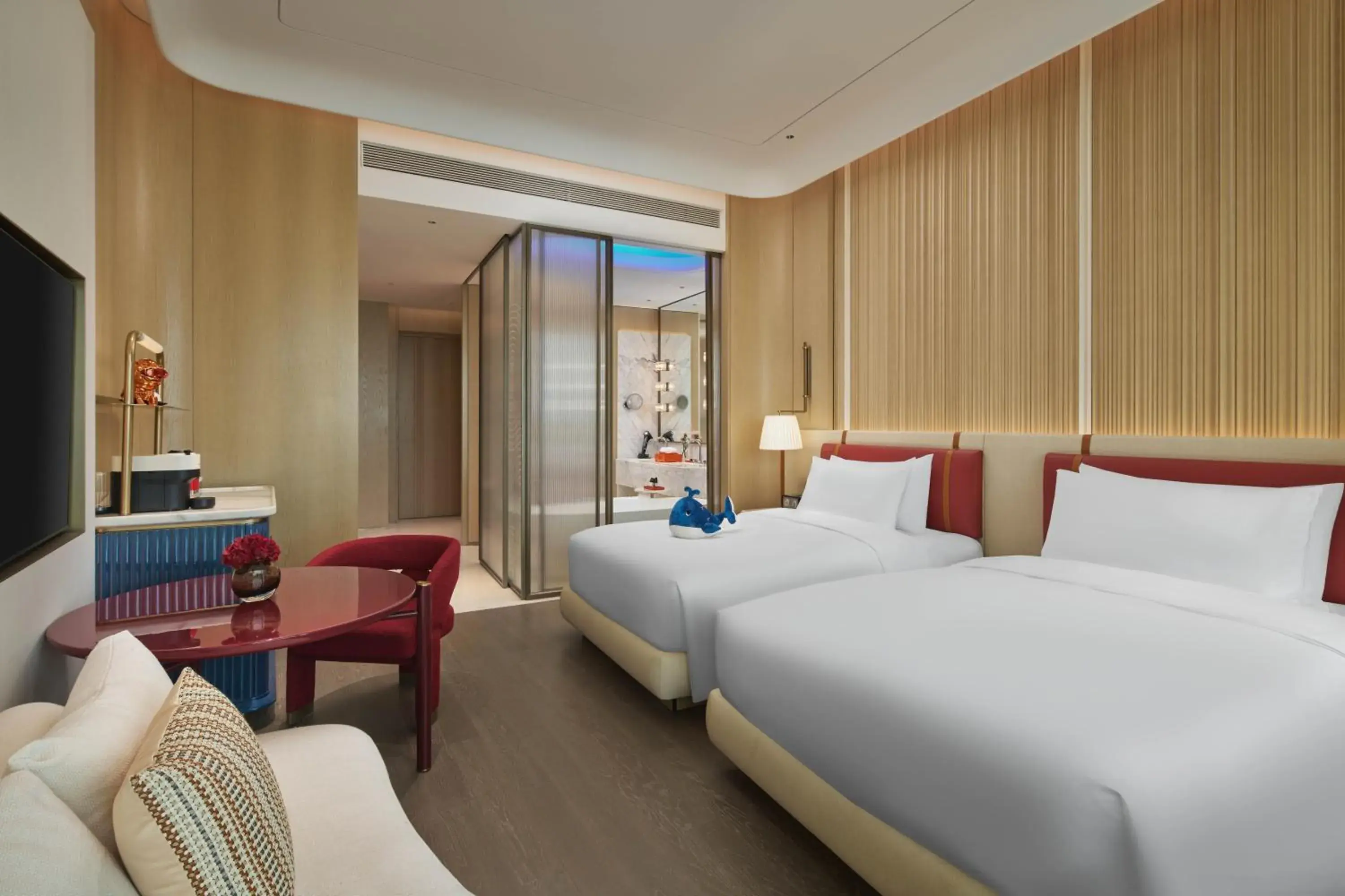 Twin Room with Sea View in MGM Shenzhen Twin Room with Sea View in MGM Shenzhen