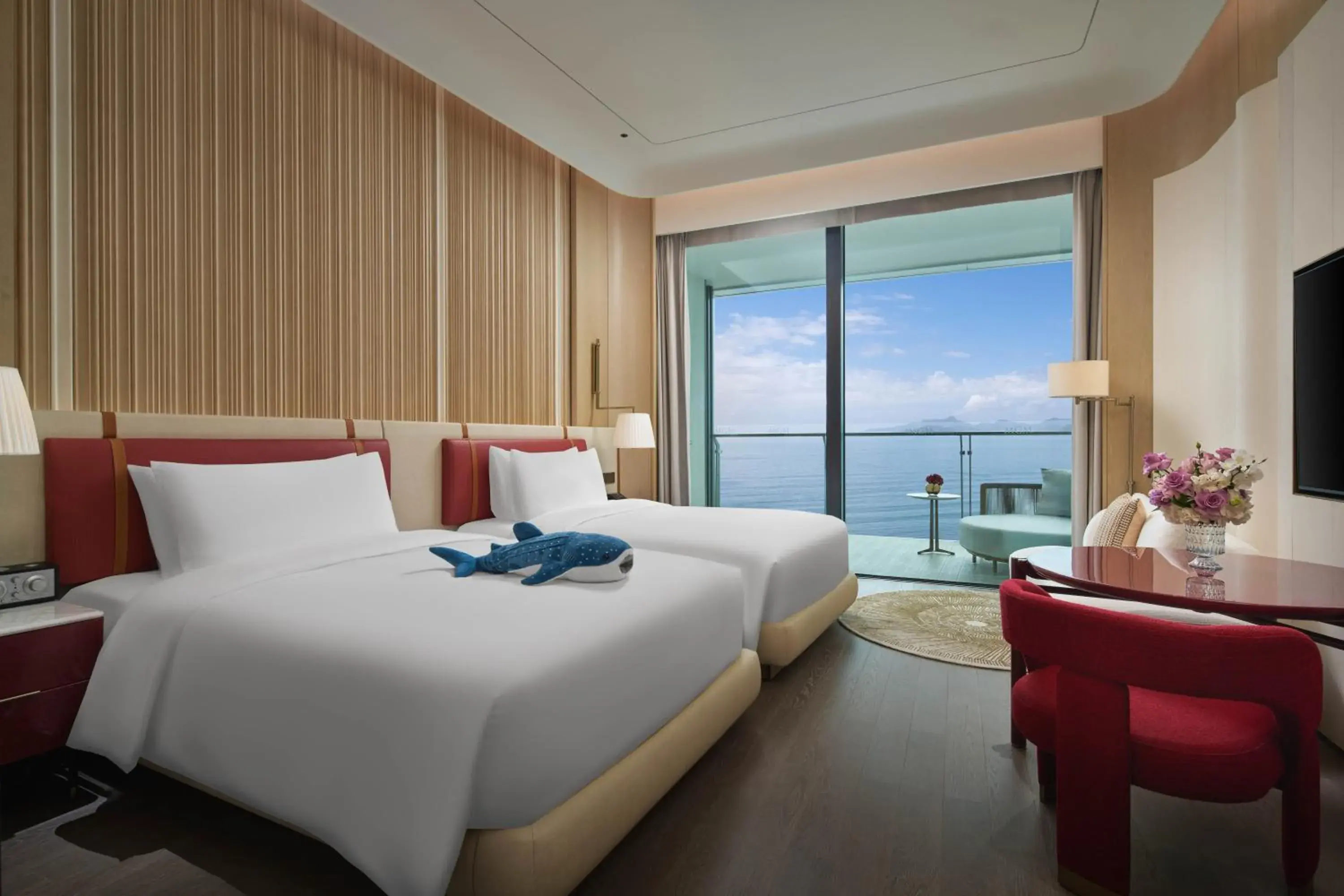 Twin Room with Sea View in MGM Shenzhen Twin Room with Sea View in MGM Shenzhen