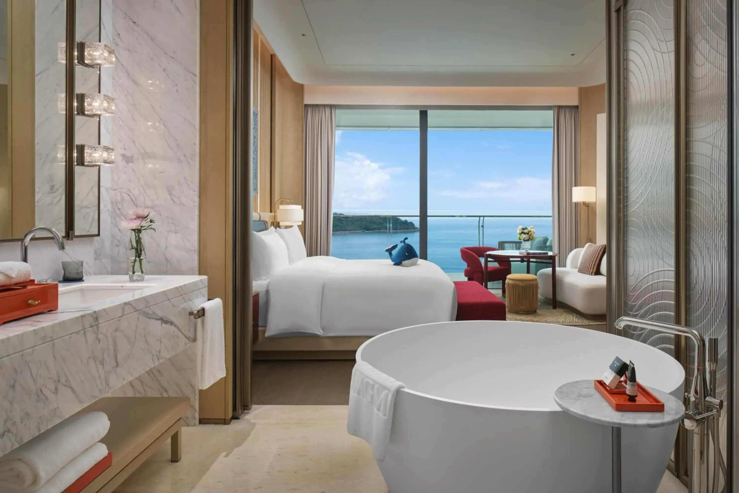 King Room with Sea View in MGM Shenzhen King Room with Sea View in MGM Shenzhen