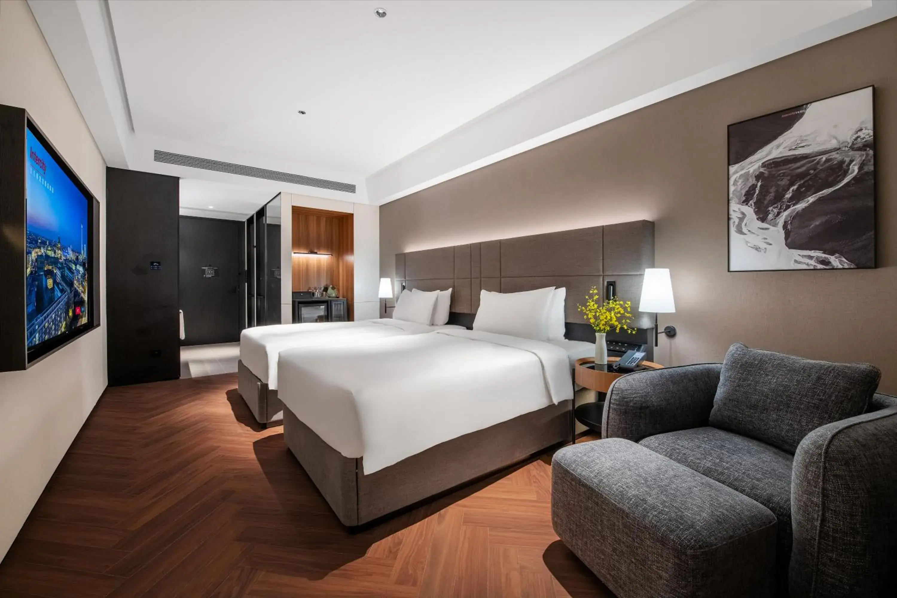 Deluxe Twin Room in Intercity Hotel Shenzhen Bay Deluxe Twin Room in Intercity Hotel Shenzhen Bay