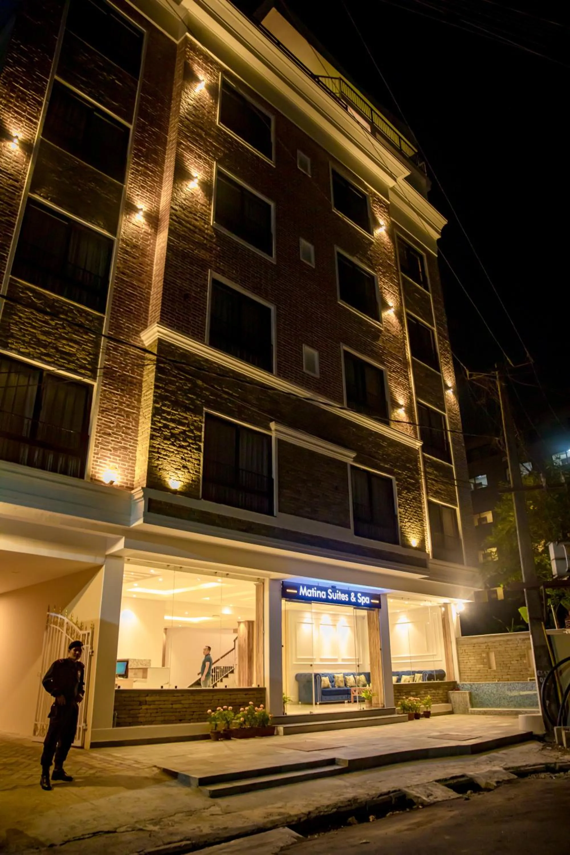Property building in Hotel Matina Suites