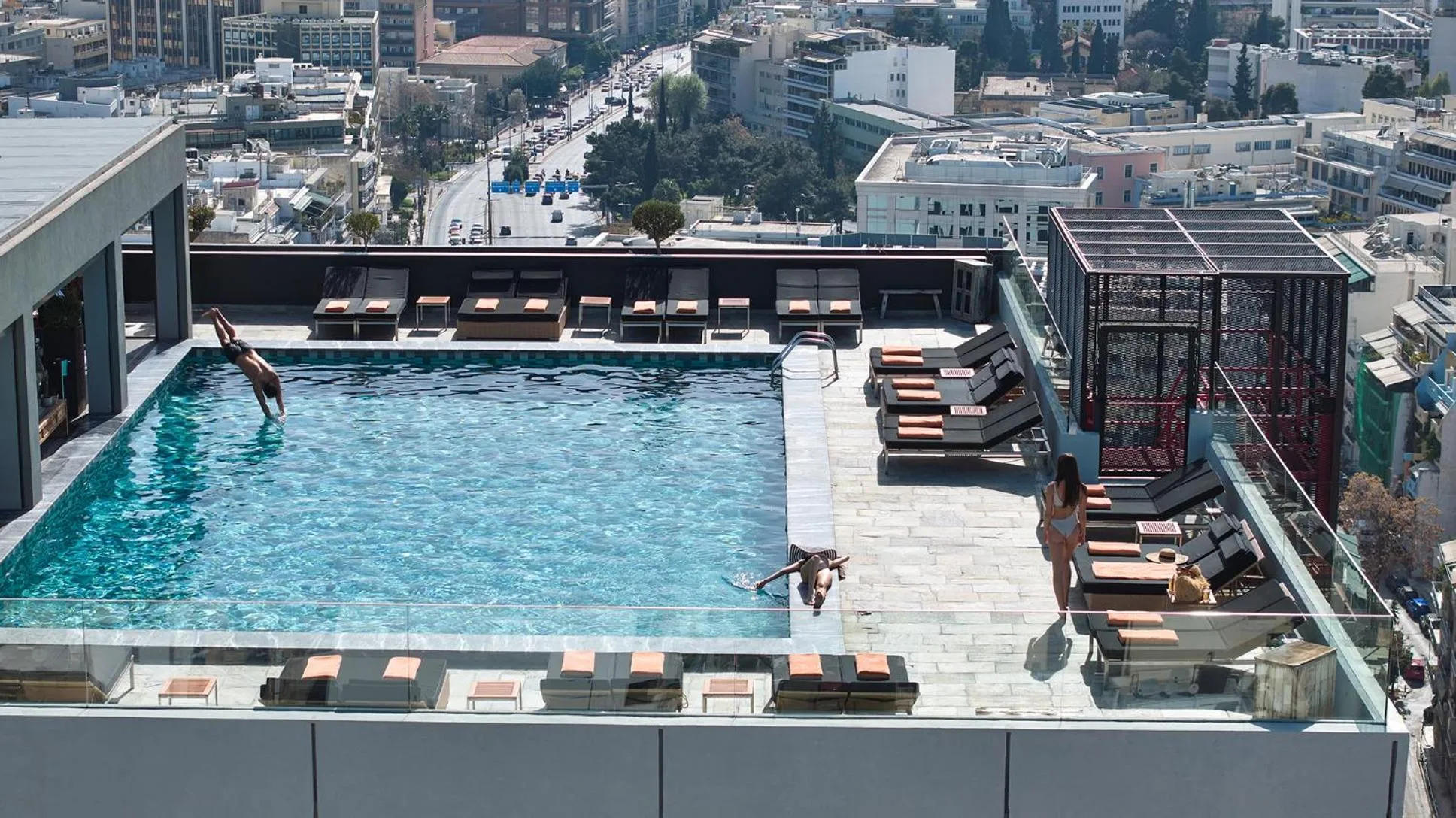 Balcony/Terrace in President Hotel Athens