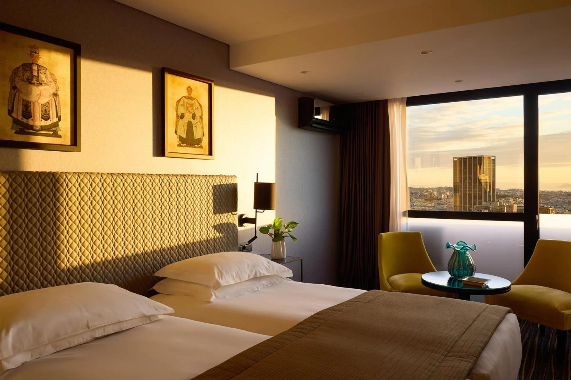 Bed in President Hotel Athens