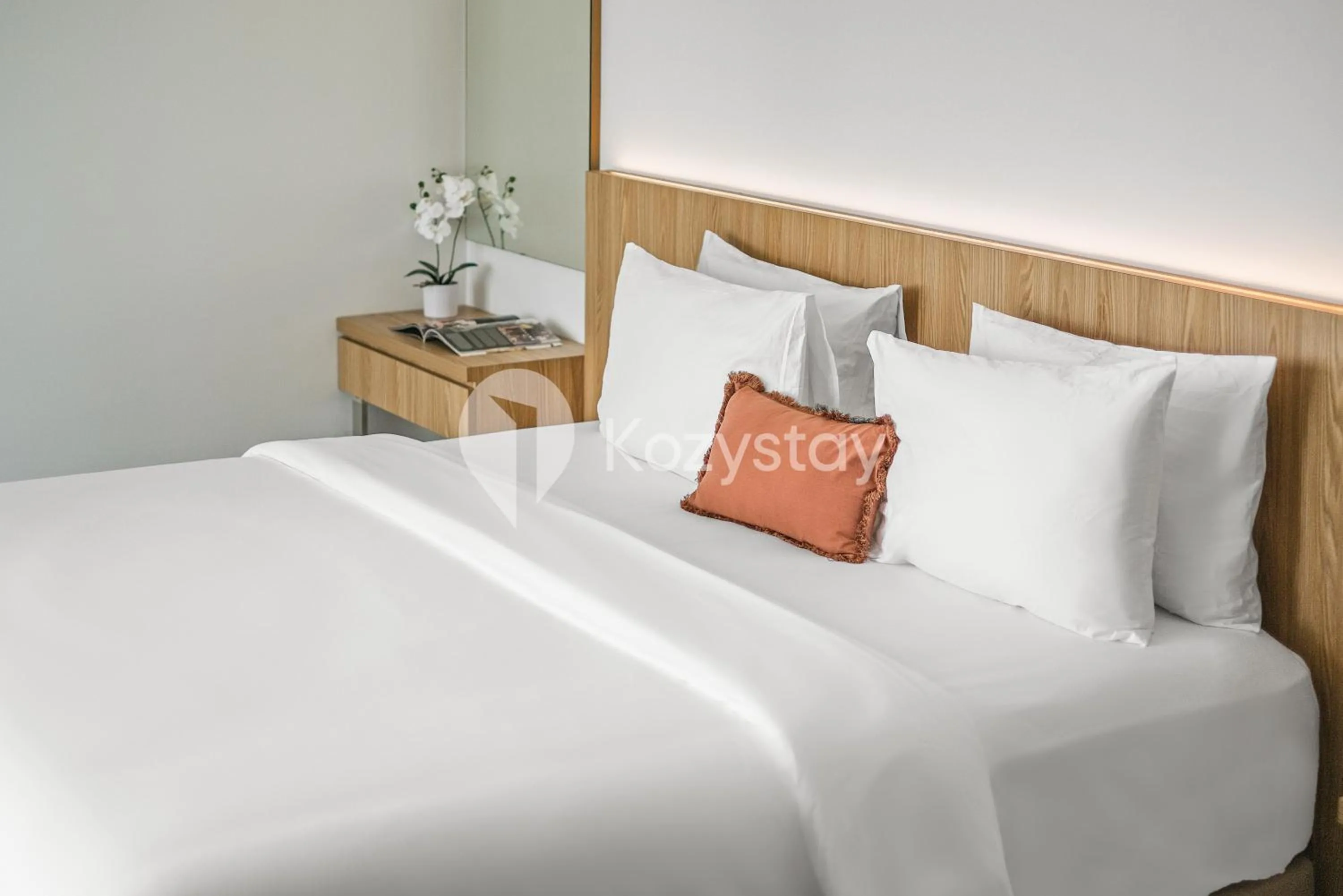 Bedroom, Bed in Sorte by Kozystay -Dago