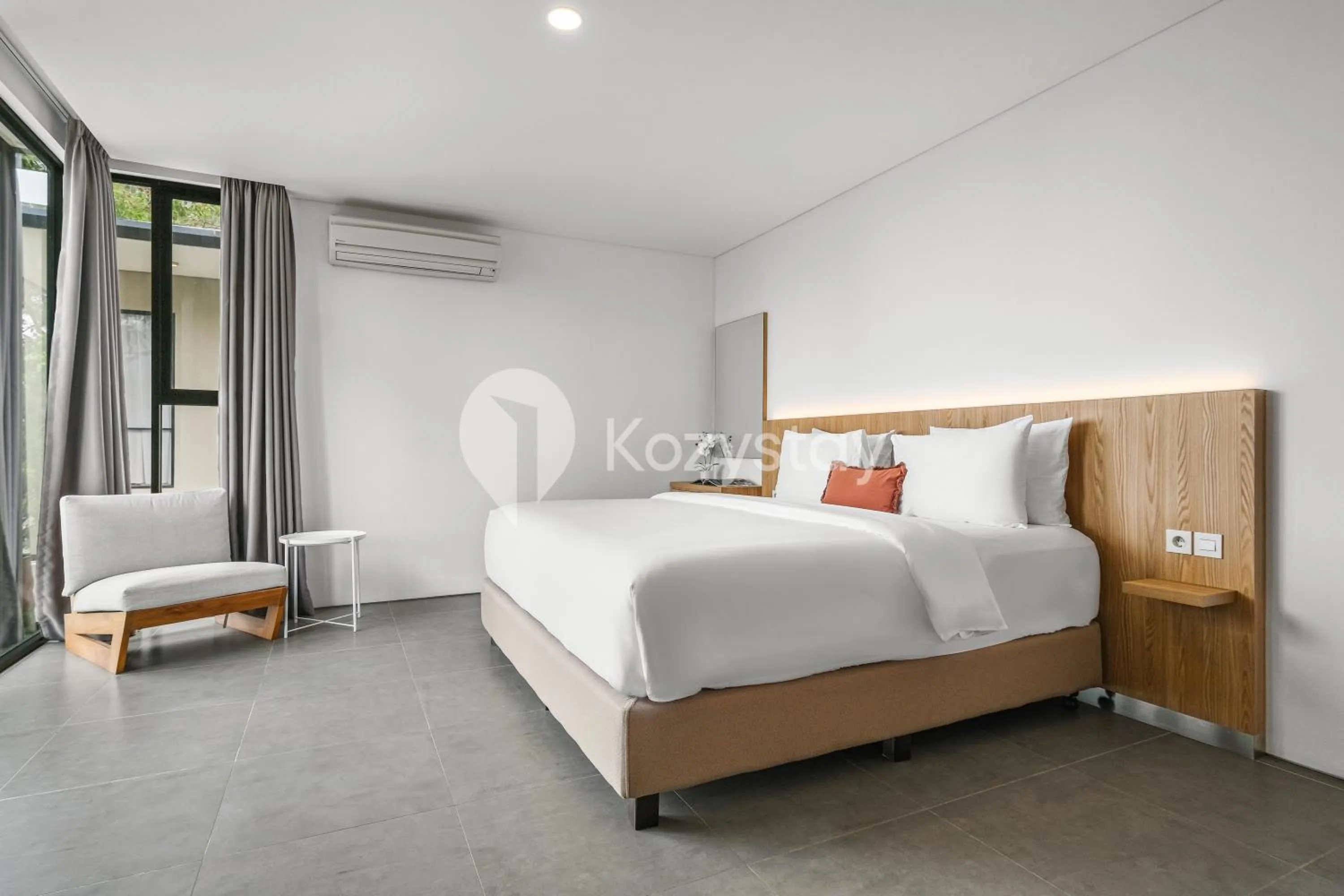 Bedroom, Bed in Sorte by Kozystay -Dago