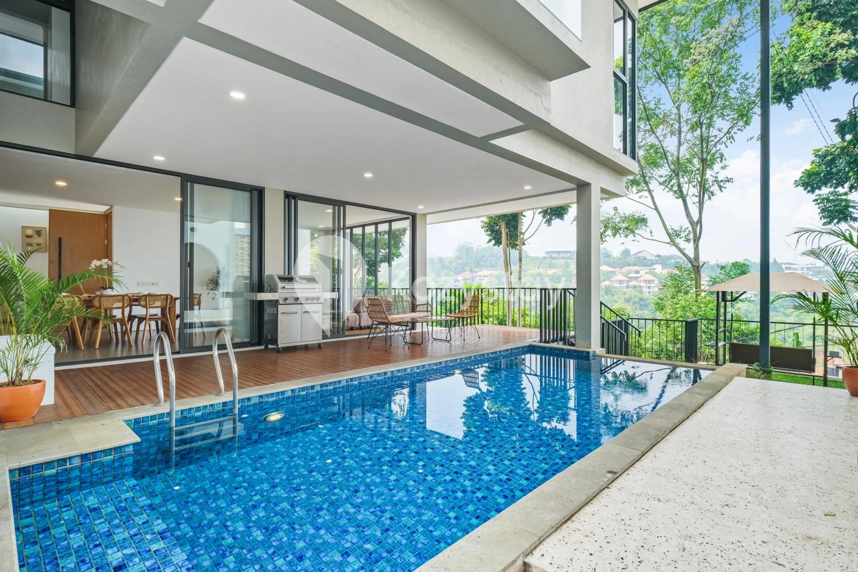 Swimming pool in Sorte by Kozystay -Dago