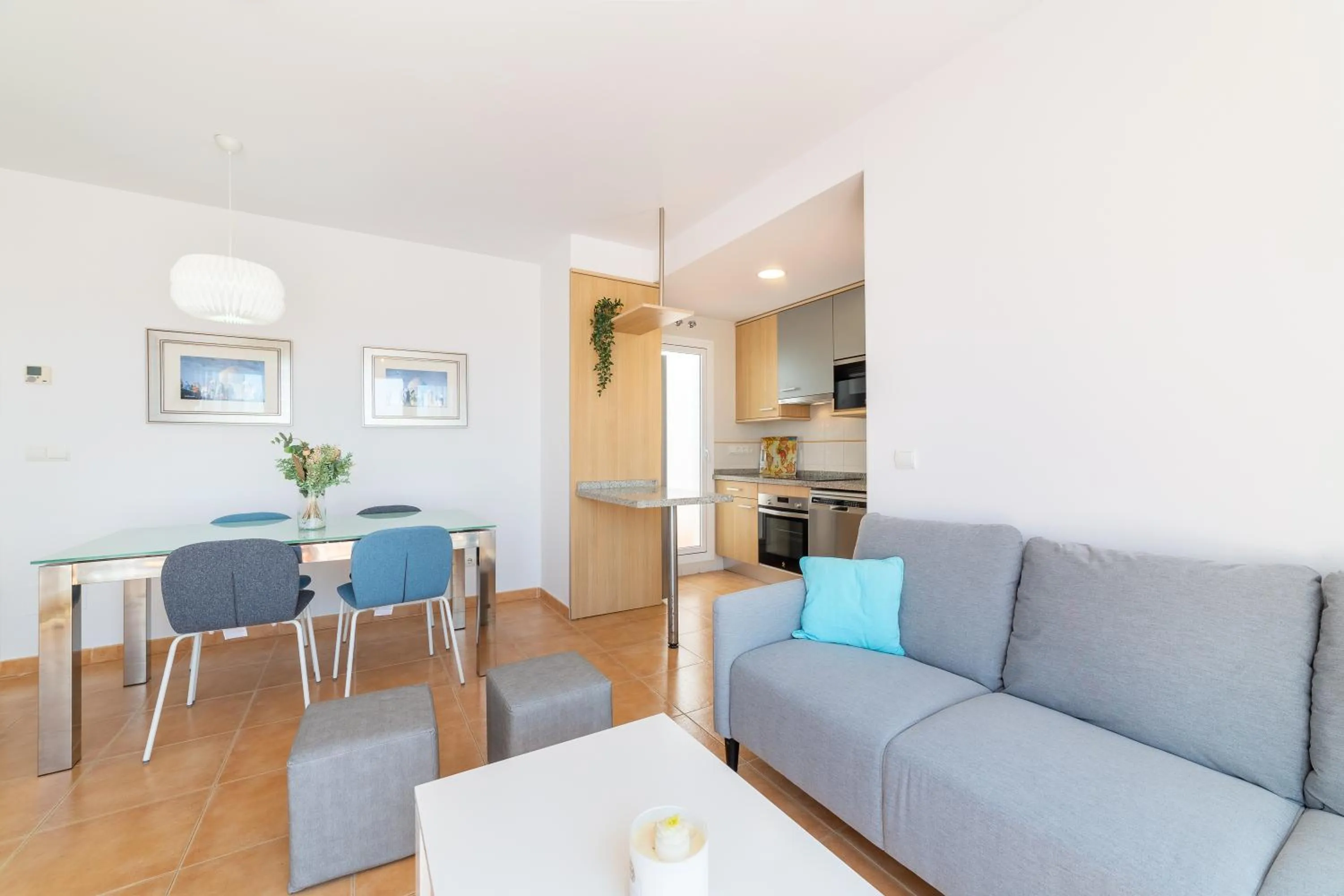 Living room in AlmeriaSuite Mojacar Breeze Apartments