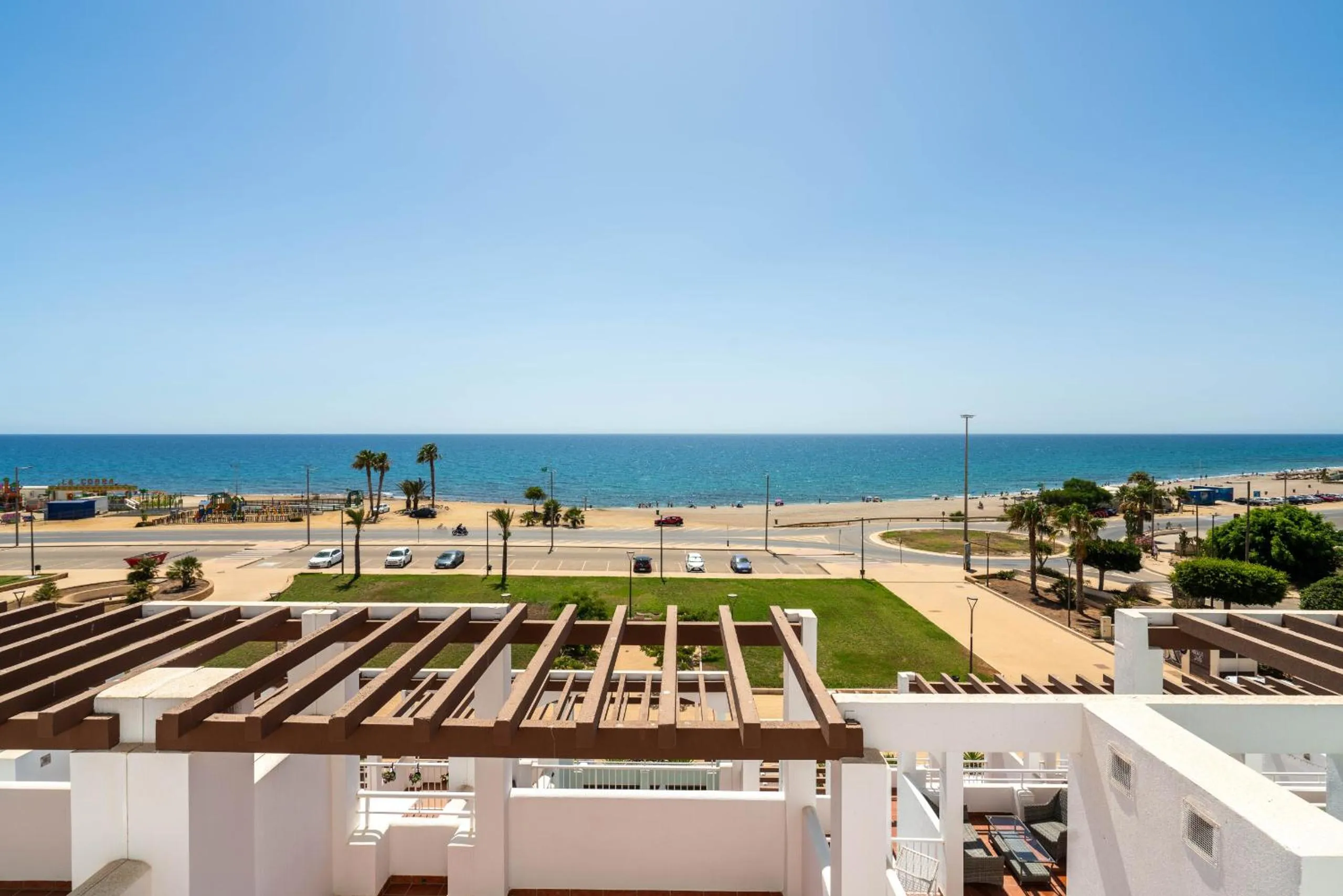 Sea view in AlmeriaSuite Mojacar Breeze Apartments