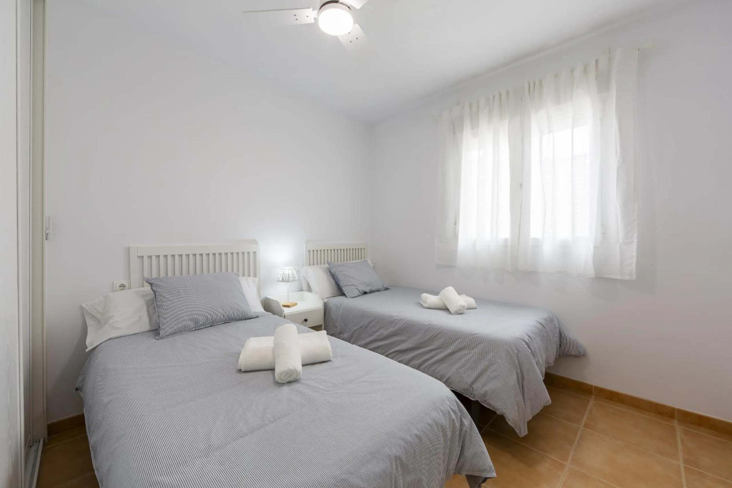 Bed in AlmeriaSuite Mojacar Breeze Apartments