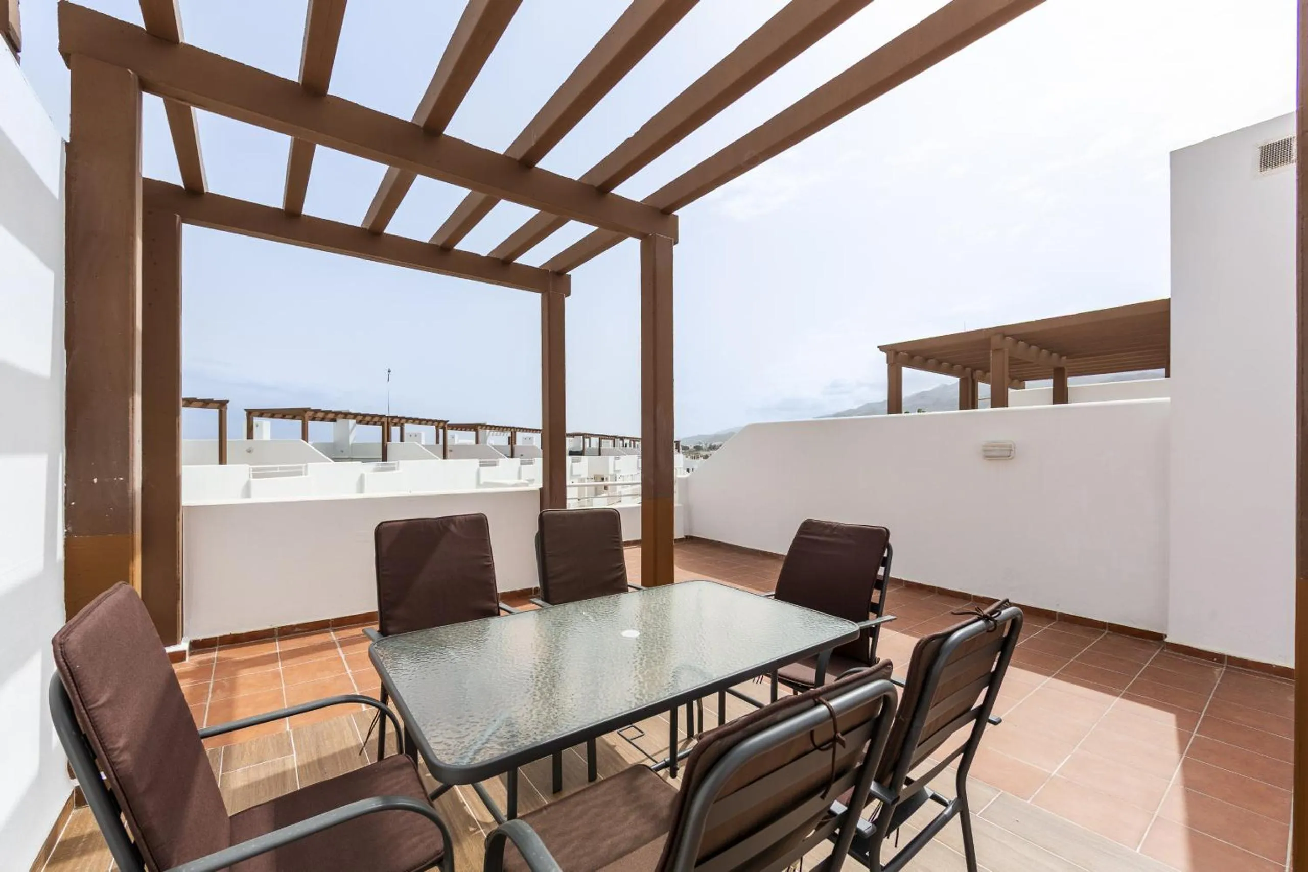 Balcony/Terrace in AlmeriaSuite Mojacar Breeze Apartments