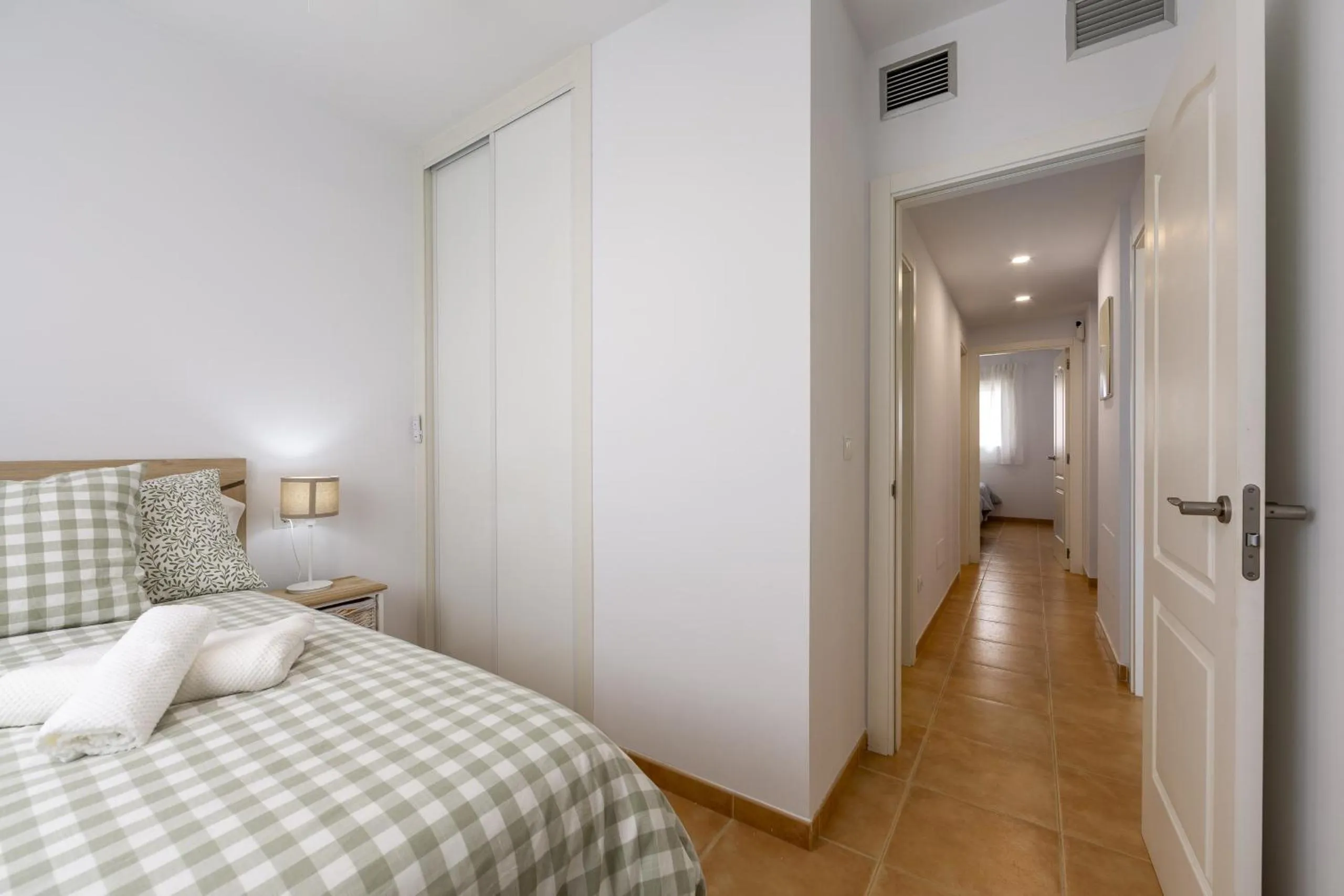 Bed in AlmeriaSuite Mojacar Breeze Apartments