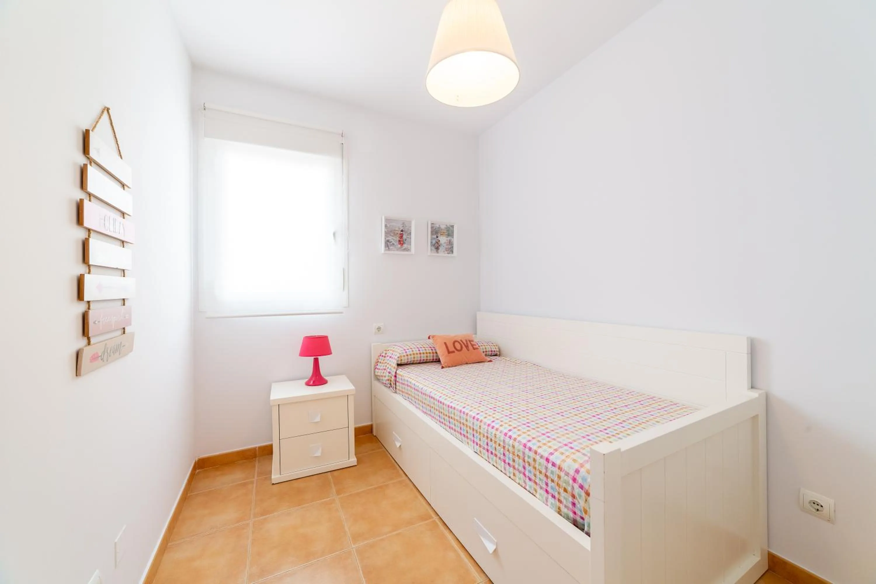 Bed in AlmeriaSuite Mojacar Breeze Apartments