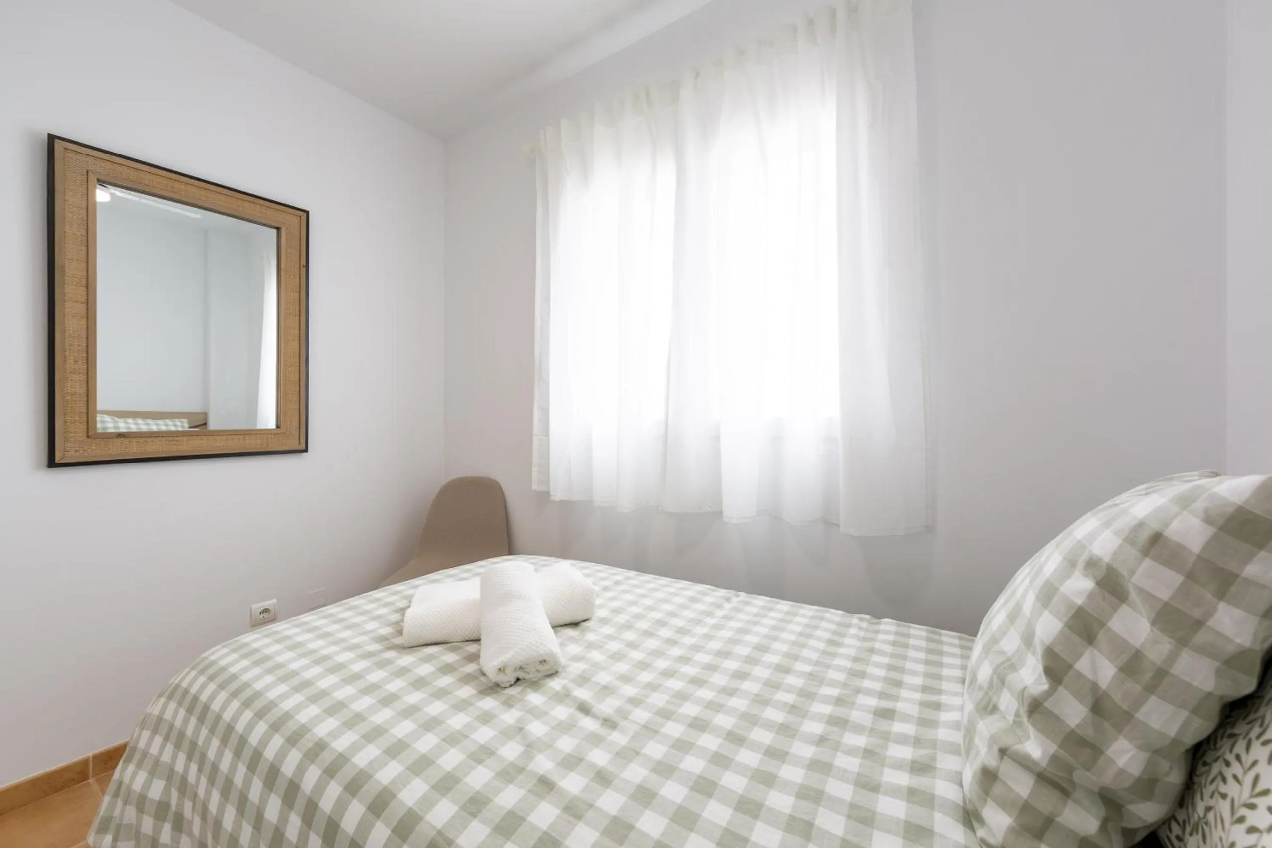 Bed in AlmeriaSuite Mojacar Breeze Apartments