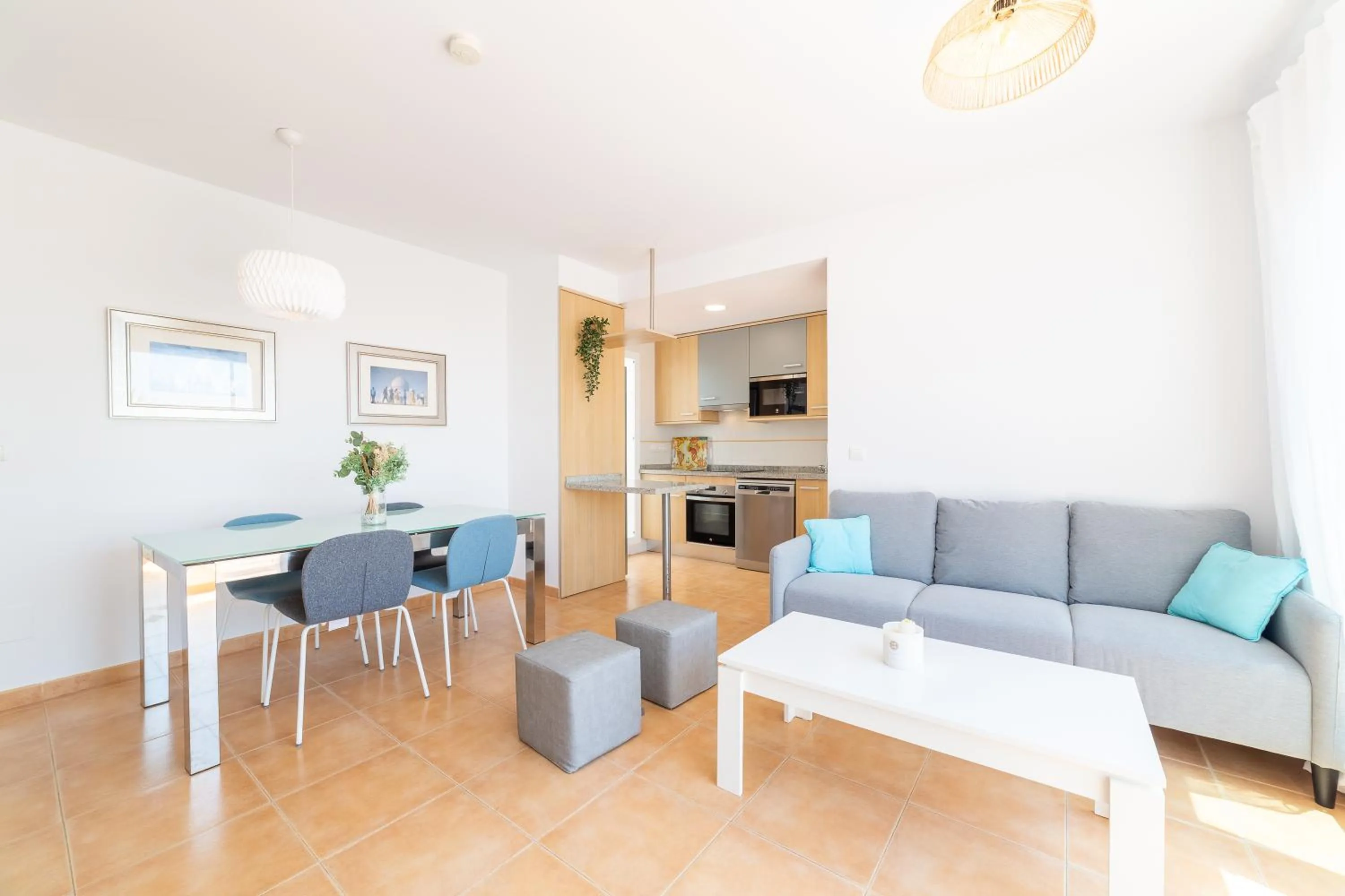 Living room in AlmeriaSuite Mojacar Breeze Apartments