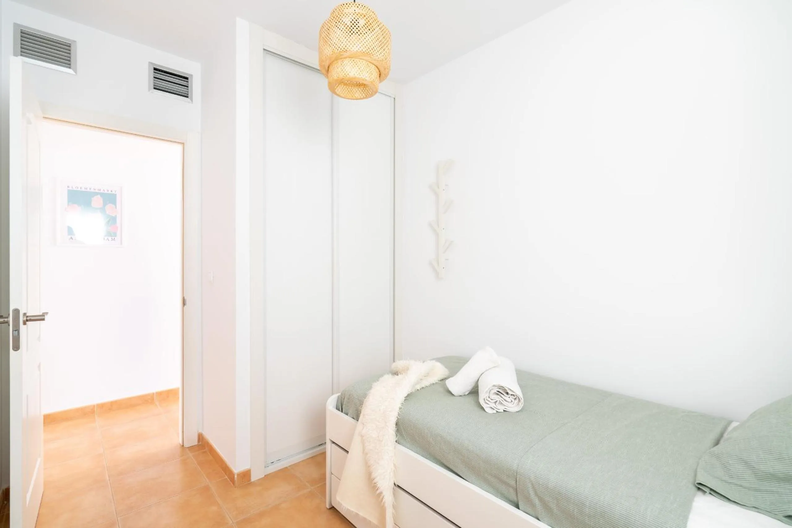 Bed in AlmeriaSuite Mojacar Breeze Apartments