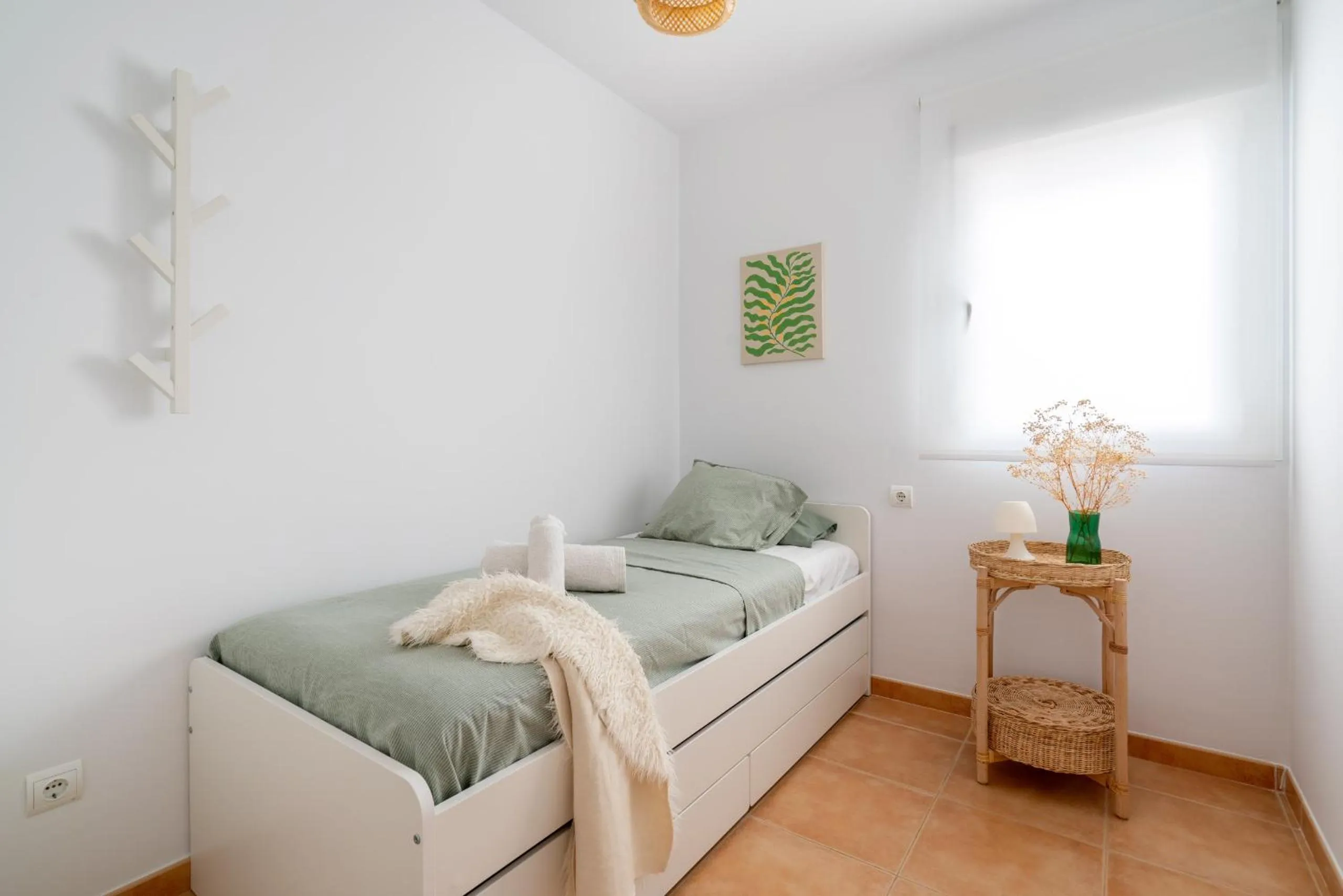 Bed in AlmeriaSuite Mojacar Breeze Apartments