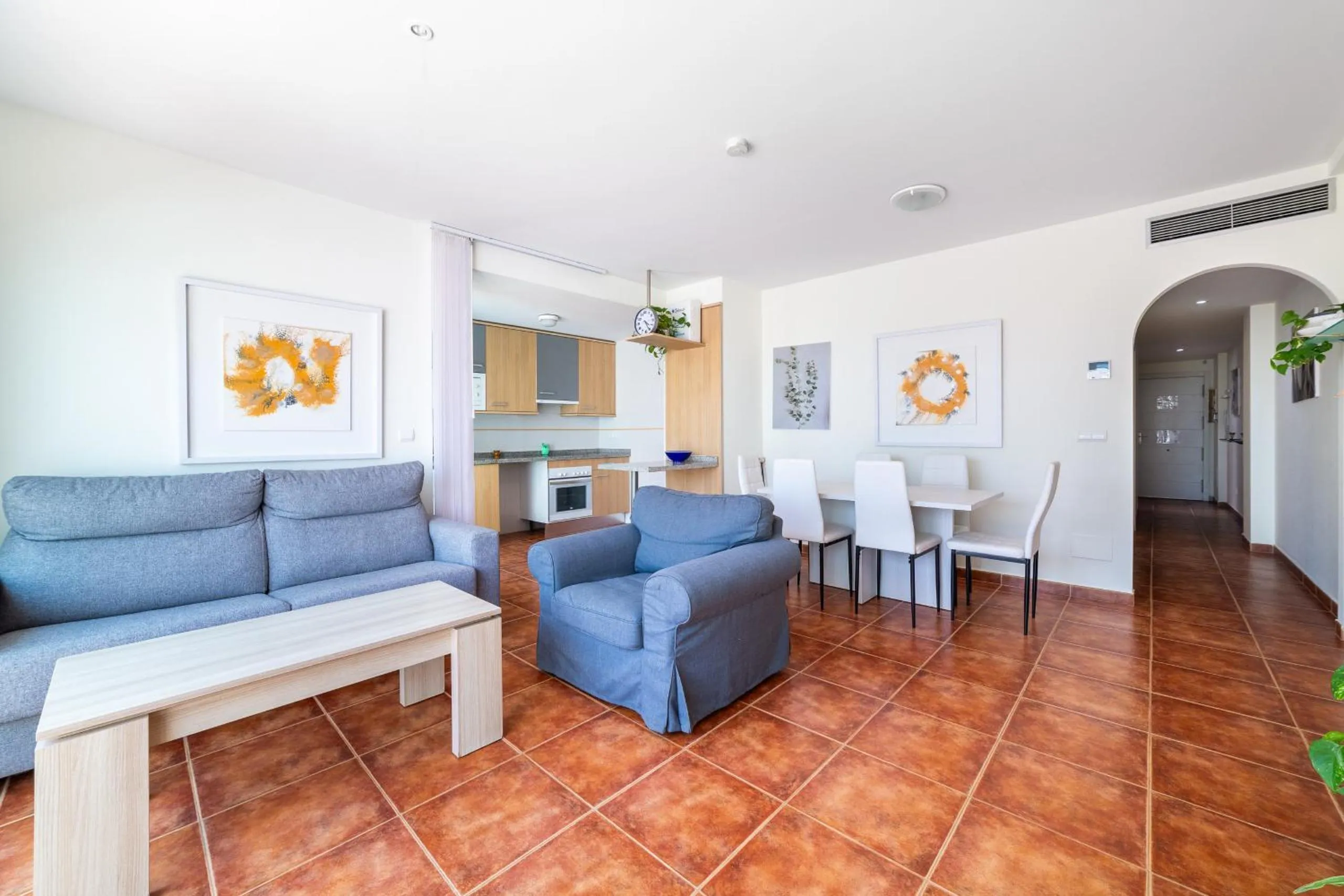 Living room in AlmeriaSuite Mojacar Breeze Apartments