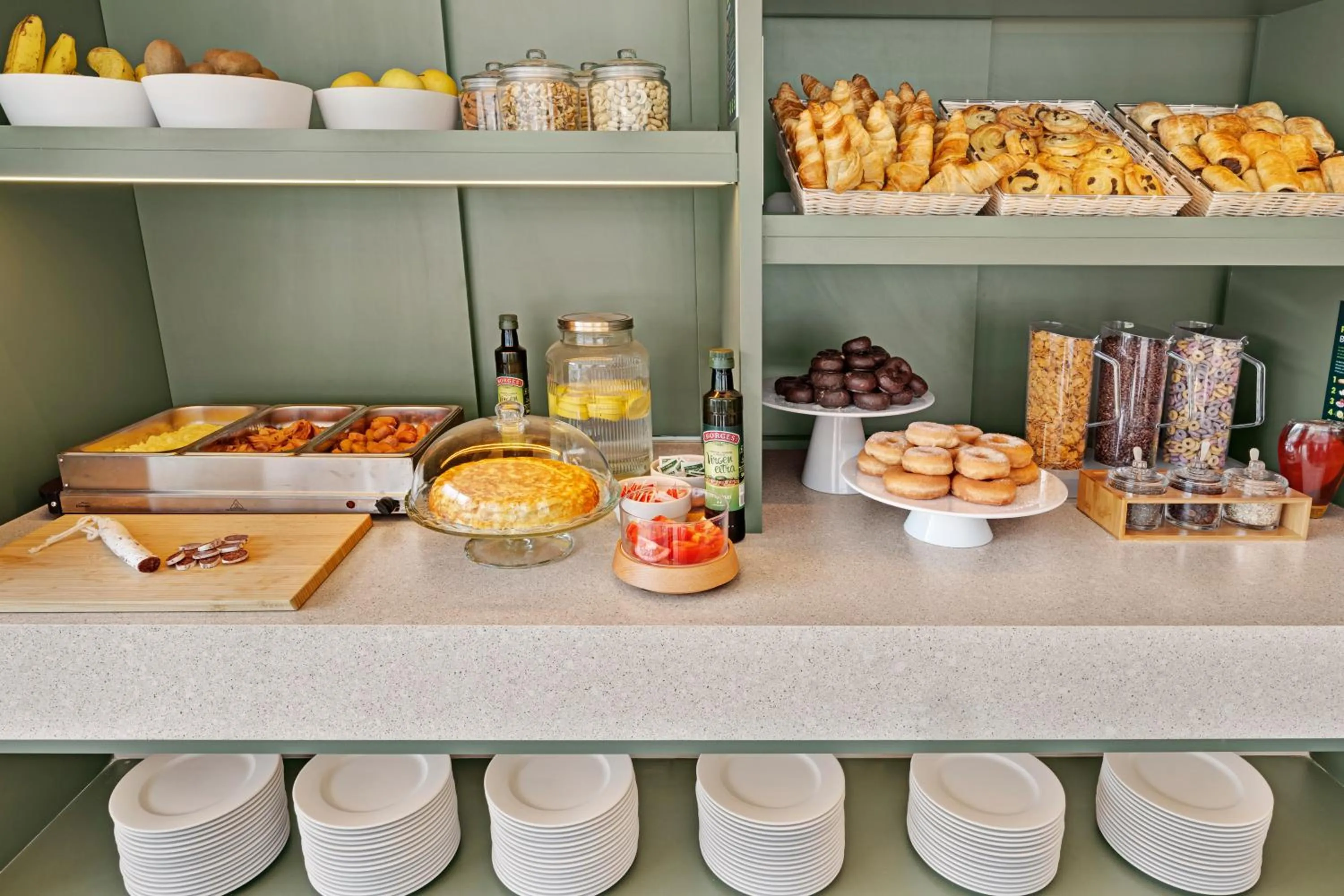 Buffet breakfast in B&B HOTEL Castro Urdiales