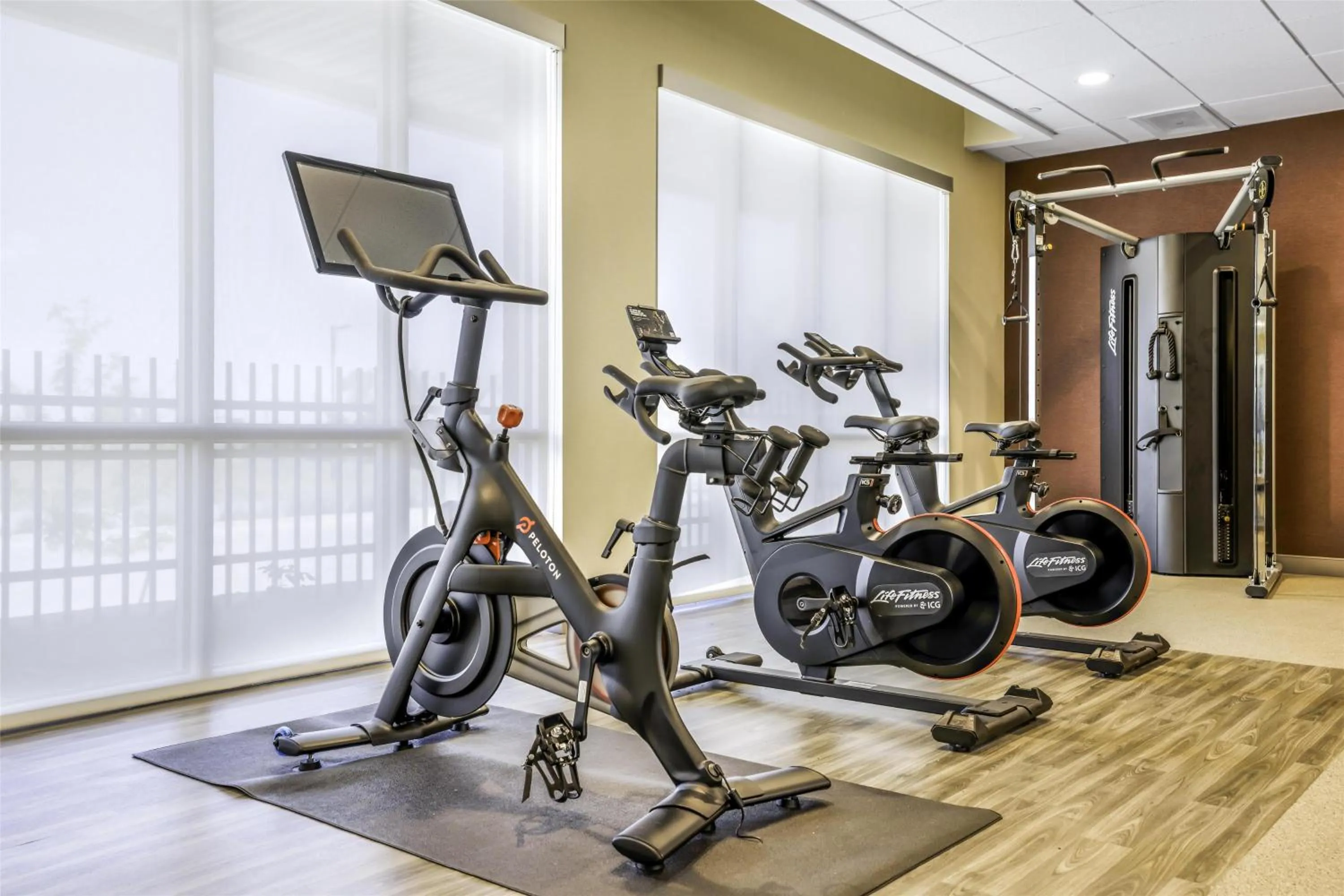 Fitness centre/facilities in Hampton Inn Aurora Medical Center Denver