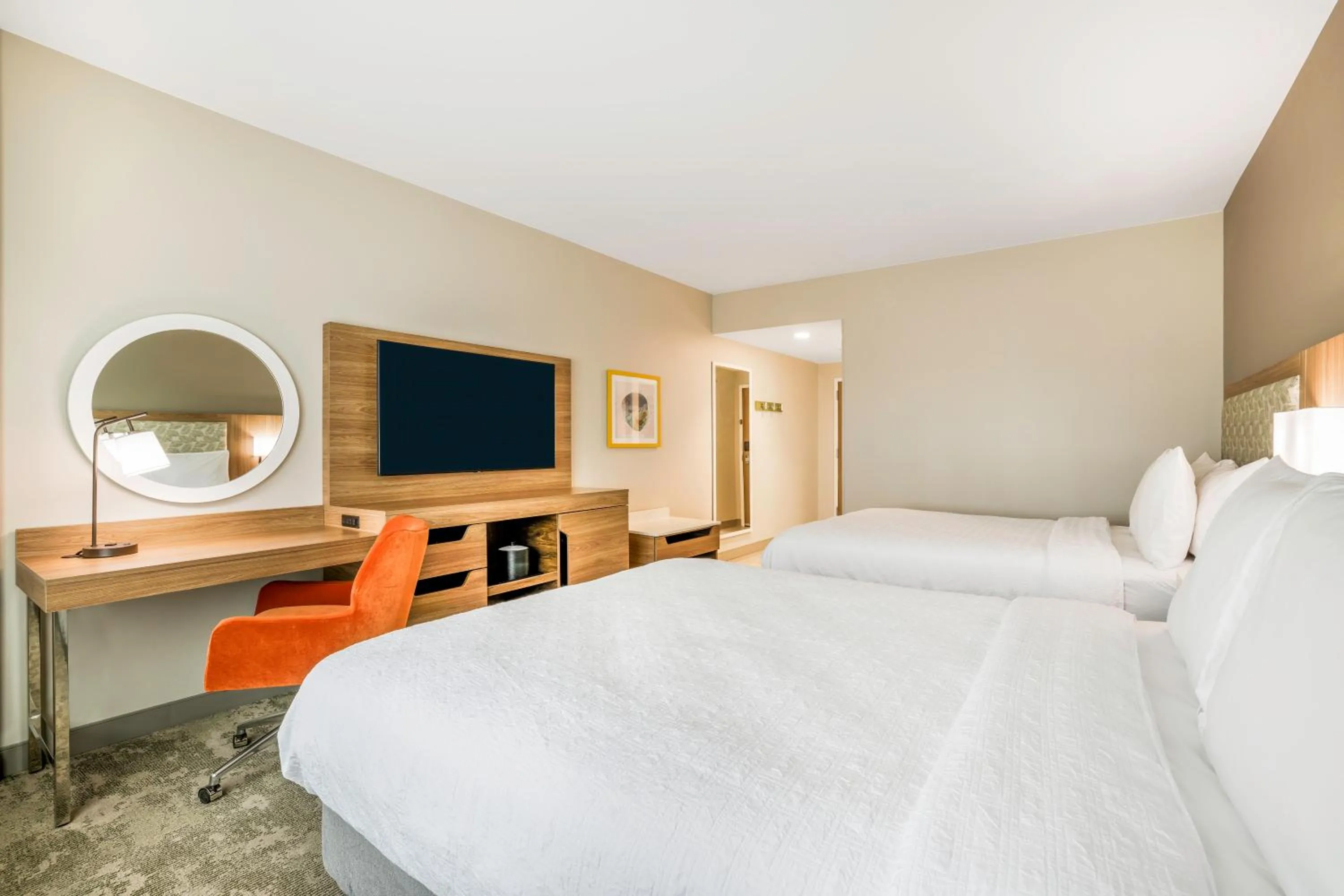 Bed in Hampton Inn Aurora Medical Center Denver