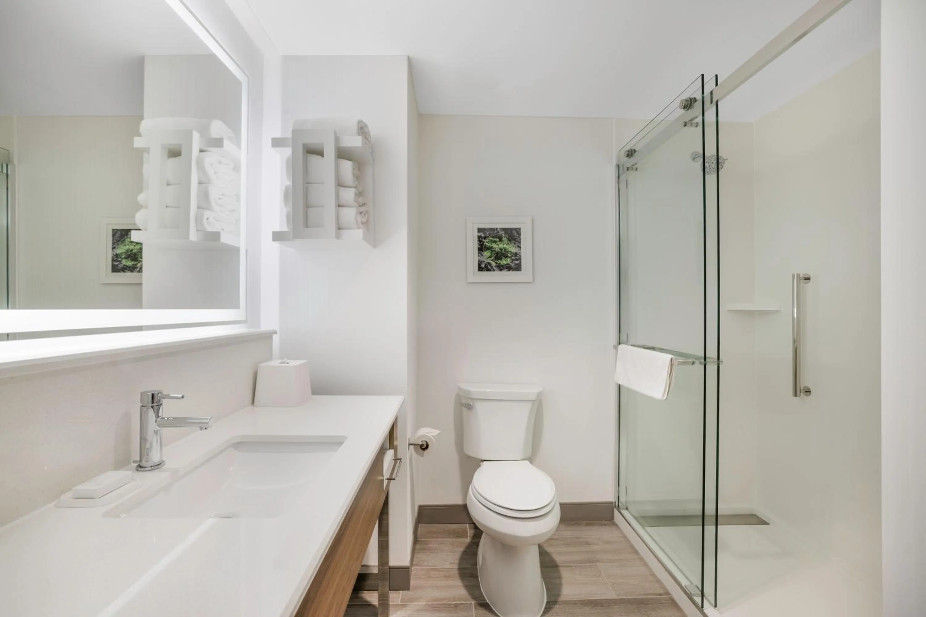 Bathroom in Hampton Inn Aurora Medical Center Denver